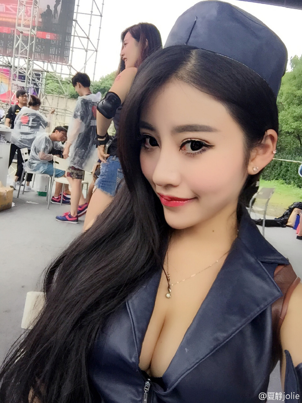 嫩模夏静jolie靓丽容颜性感美胸微博海量写真333P