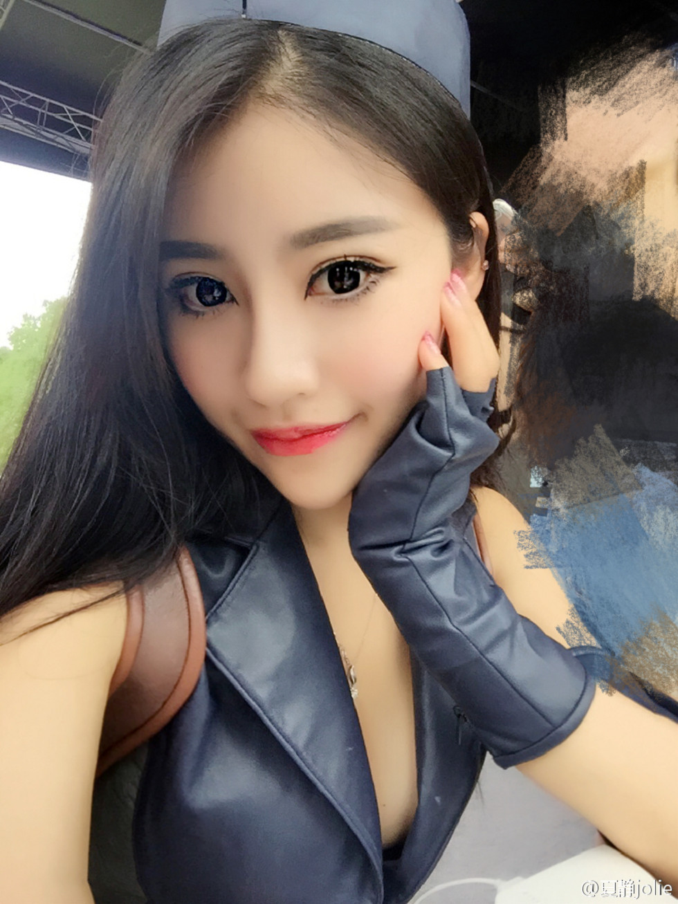 嫩模夏静jolie靓丽容颜性感美胸微博海量写真333P