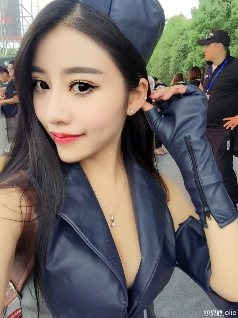 嫩模夏静jolie靓丽容颜性感美胸微博海量写真333P