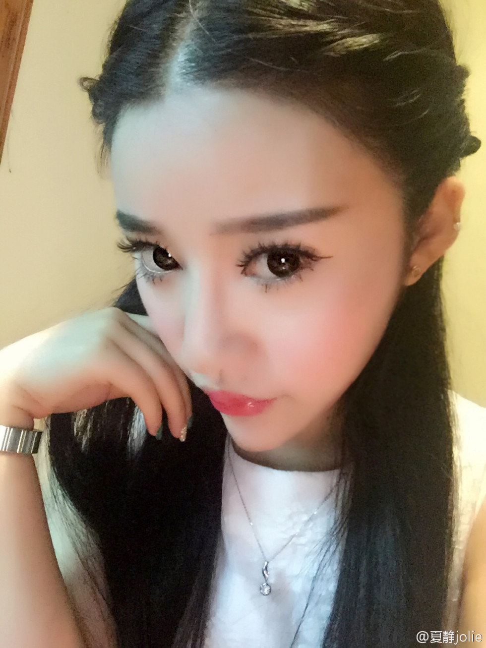 嫩模夏静jolie靓丽容颜性感美胸微博海量写真333P