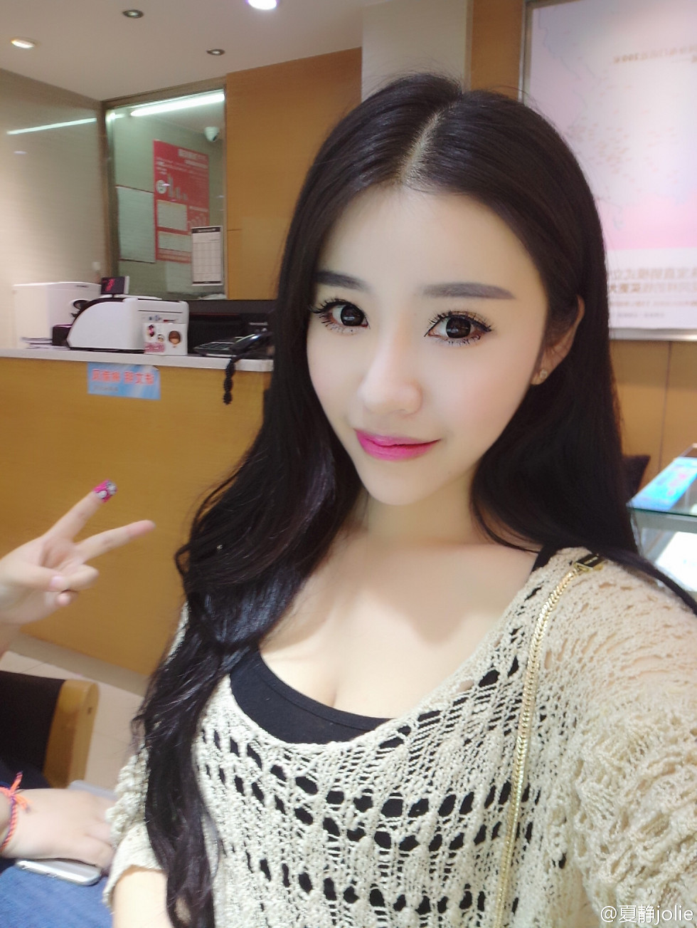 嫩模夏静jolie靓丽容颜性感美胸微博海量写真333P