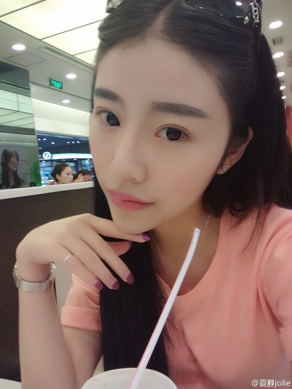 嫩模夏静jolie靓丽容颜性感美胸微博海量写真333P