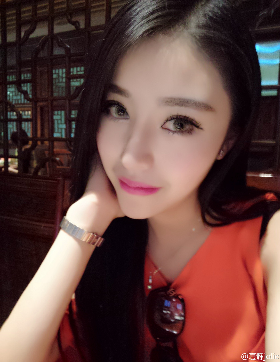 嫩模夏静jolie靓丽容颜性感美胸微博海量写真333P