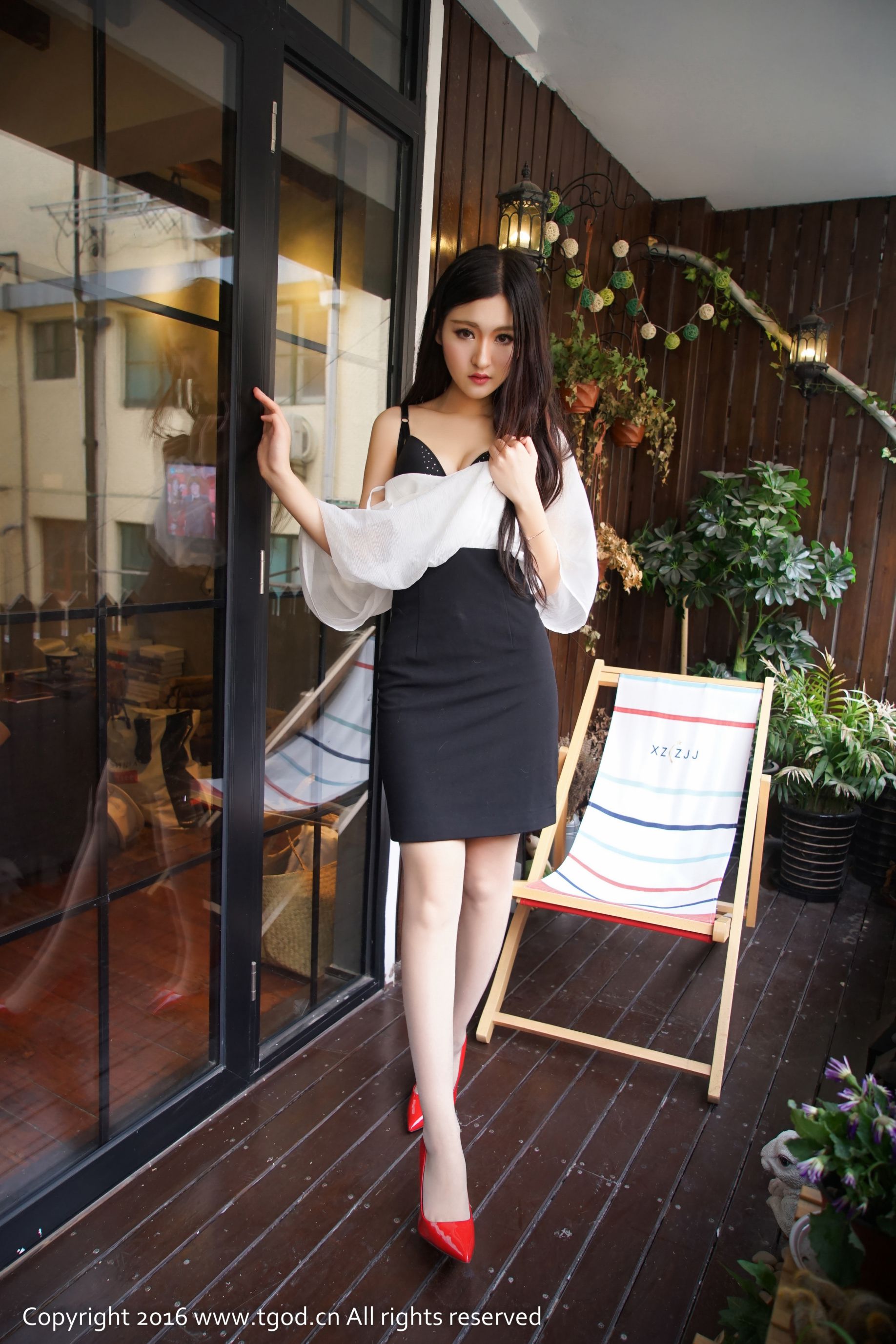 沈梦瑶G-cat《狐狸COS+制服丝袜诱惑》 [推女神TGOD] 写真集