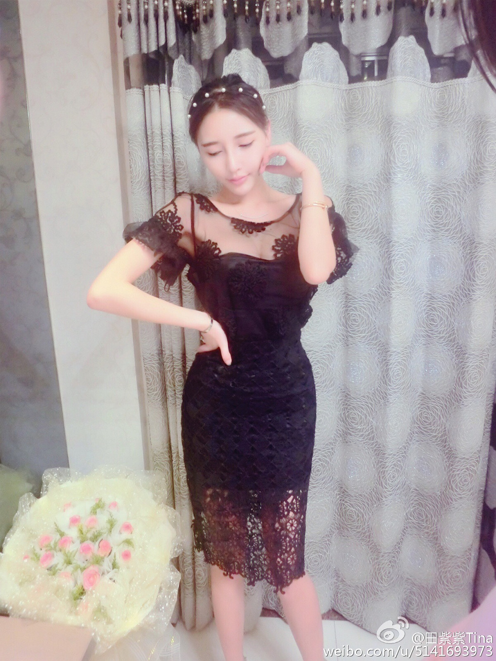 最豪车模田紫紫大胆生活写真秀微博海量写真240P