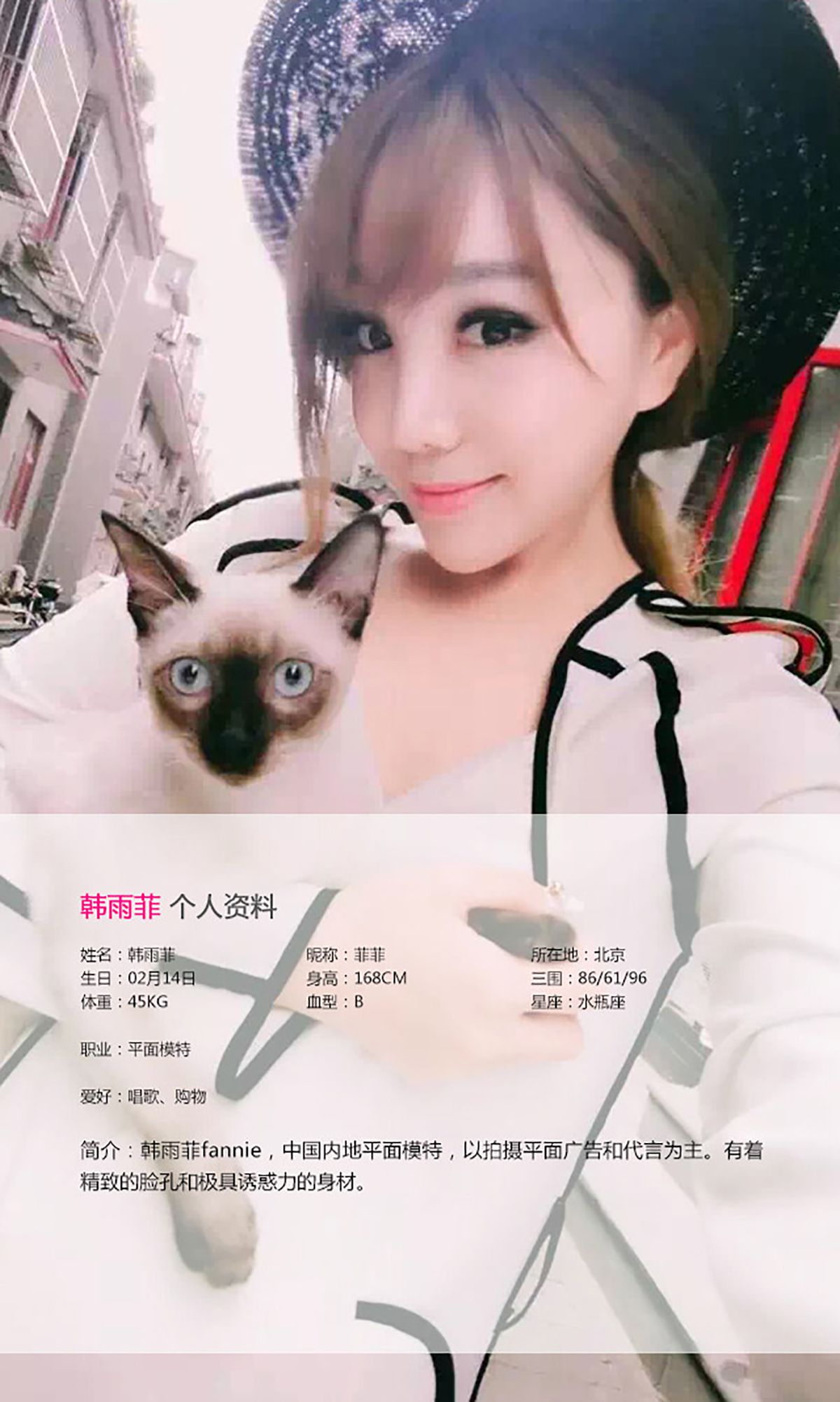 韩雨菲《窈窕淑女 温柔可人》 [爱尤物Ugirls] No.057 写真集