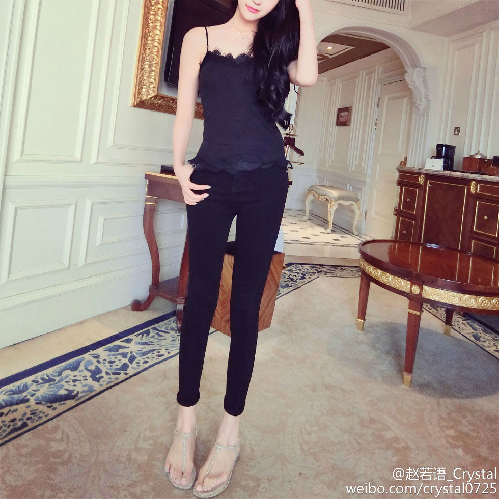 DOTA美女赵若语Crystal黑丝长腿海量微博性感写真415P