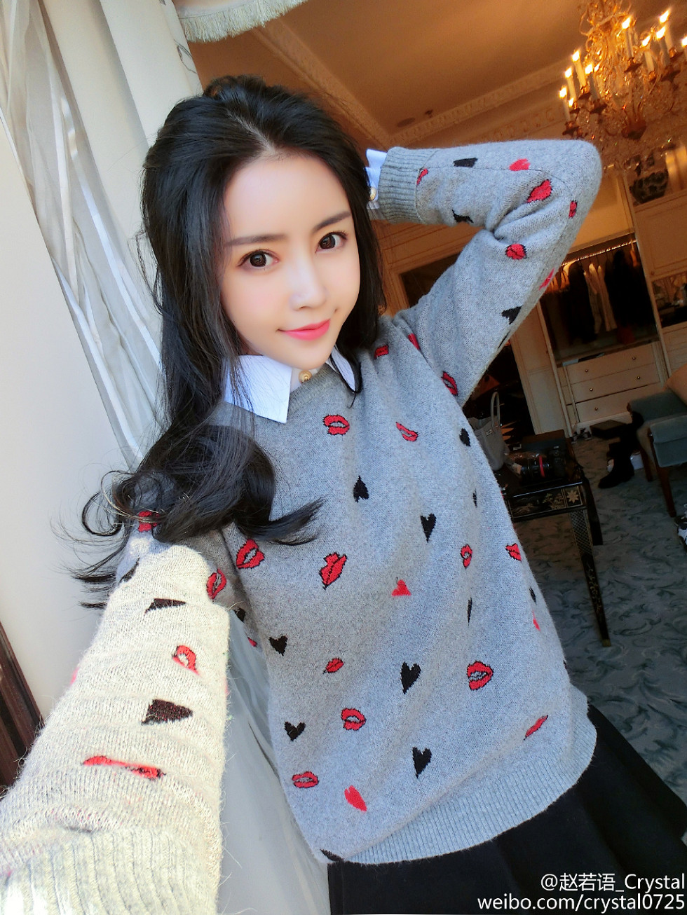 DOTA美女赵若语Crystal黑丝长腿海量微博性感写真415P