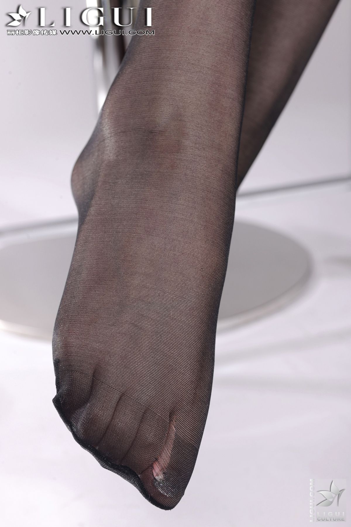 Model Vicky《豹纹黑丝的诱惑》 [丽柜LiGui] 美腿玉足写真图片