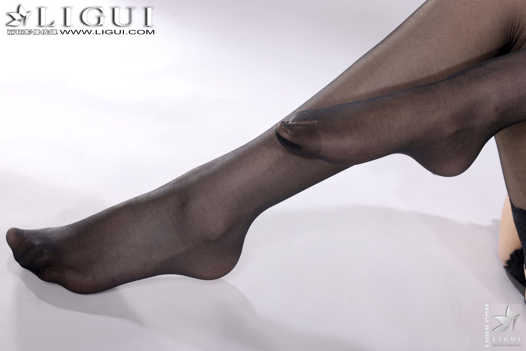 Model Vicky《豹纹黑丝的诱惑》 [丽柜LiGui] 美腿玉足写真图片