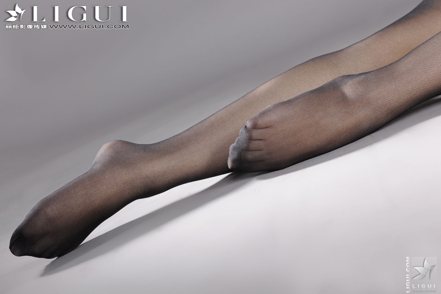 Model 侨侨《黑丝超短裙高跟女郎》 [丽柜LiGui] 美腿玉足写真图片