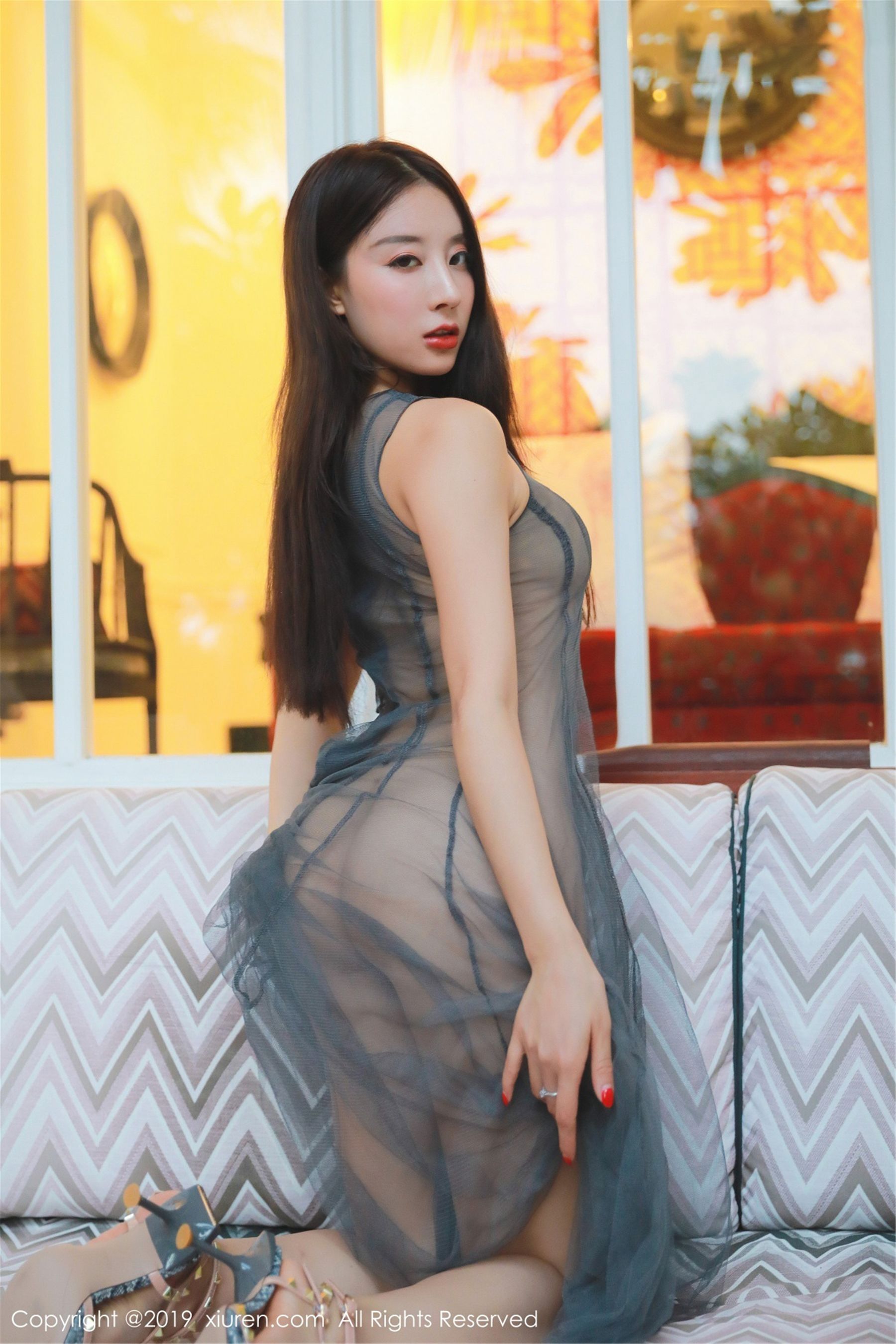 筱慧《全透睡衣给人极致的诱惑》 [秀人XIUREN] No.1563 写真集