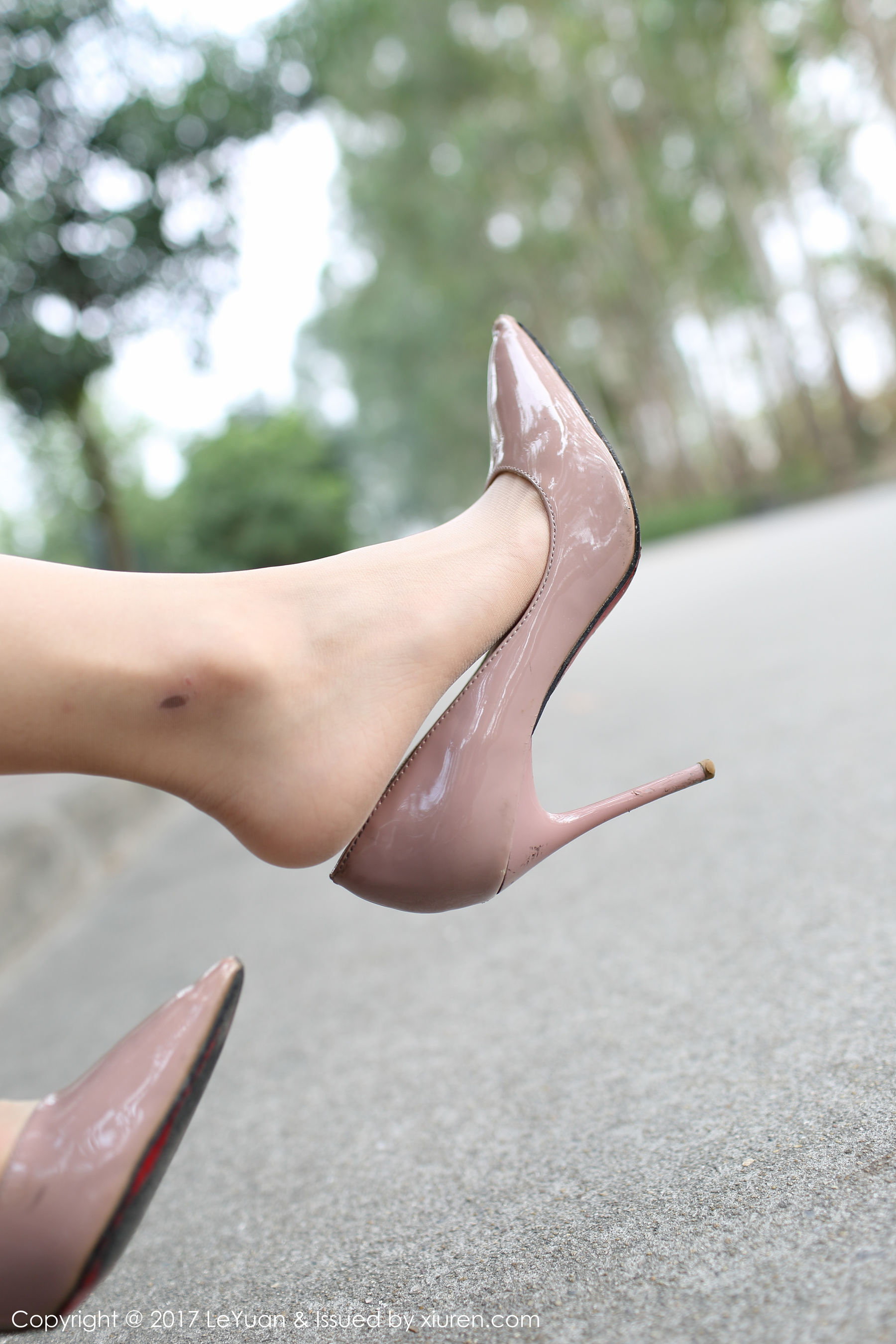 琪玲《街拍美腿丝袜系列》 [星乐园LeYuan] VOL.030 写真集