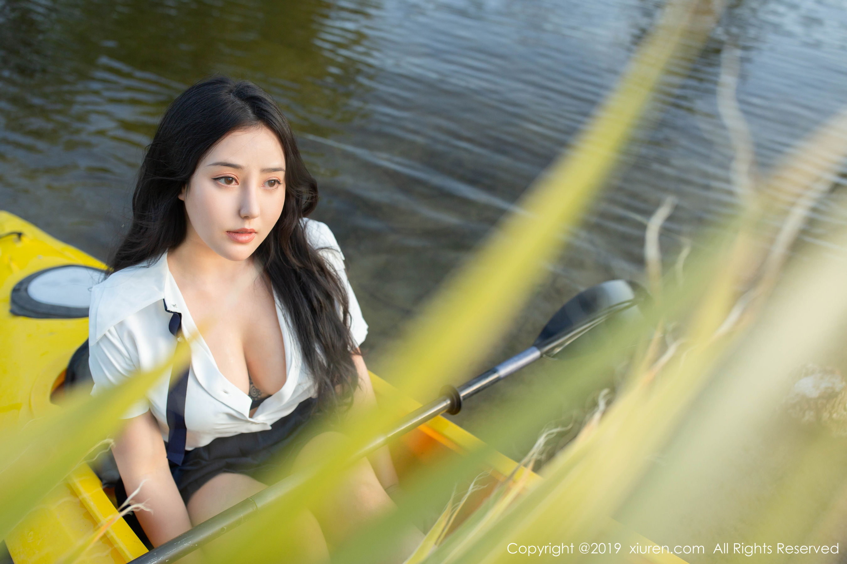 Manuela玛鲁娜《室外皮划艇主题系列》 [秀人XIUREN] No.1719 写真集