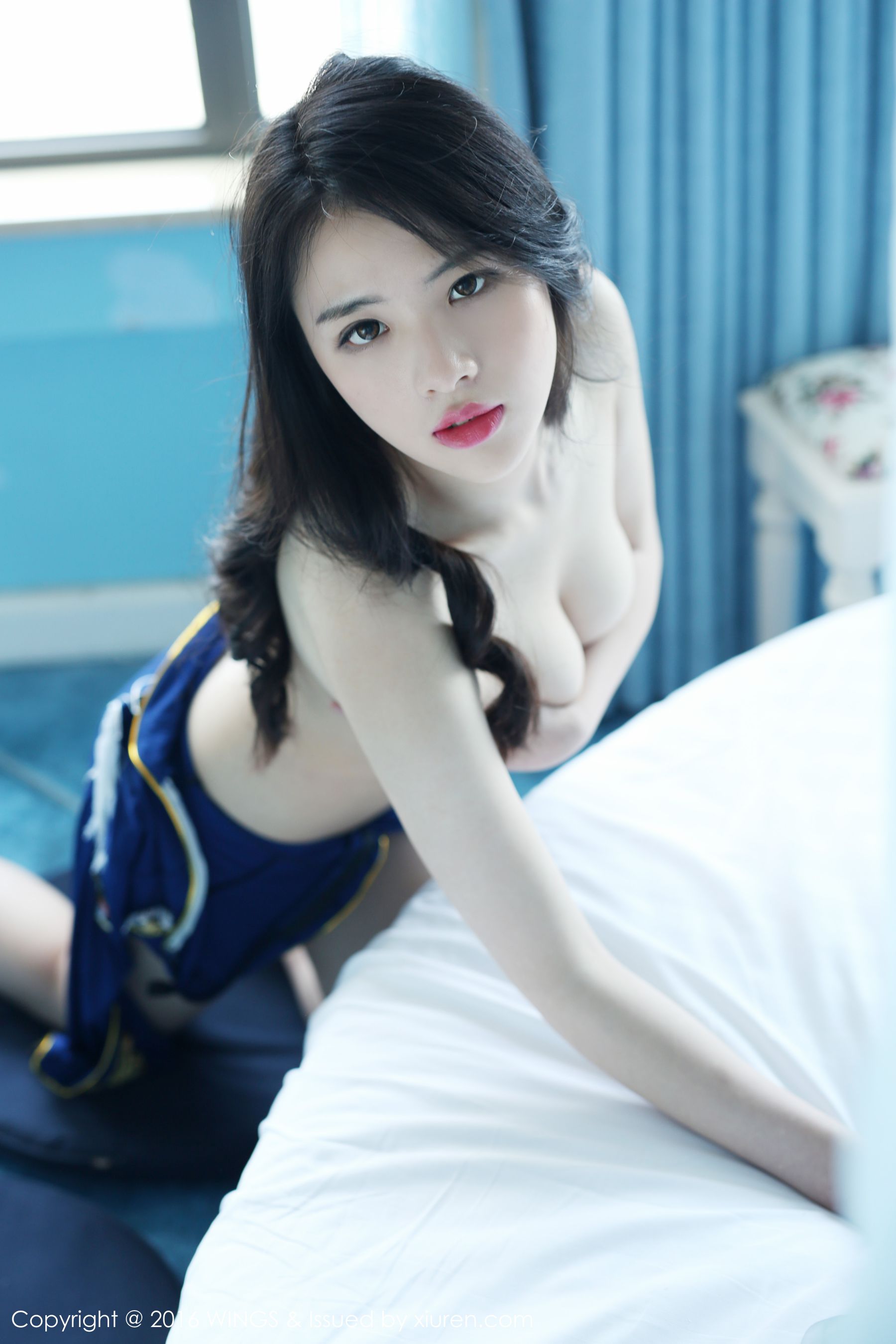 舒林培《女警制服诱惑+内衣+蕾丝袜》 [WingS影私荟] Vol.009 写真集