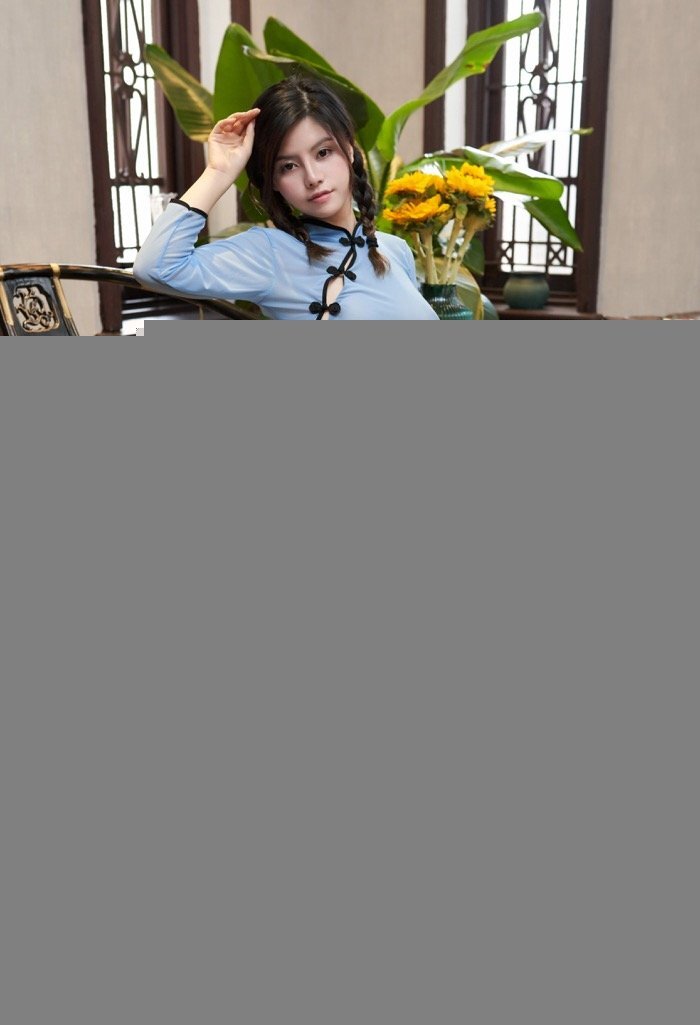 蜜桃美女梦恬演绎民国少女 性感旗袍别有一番风味