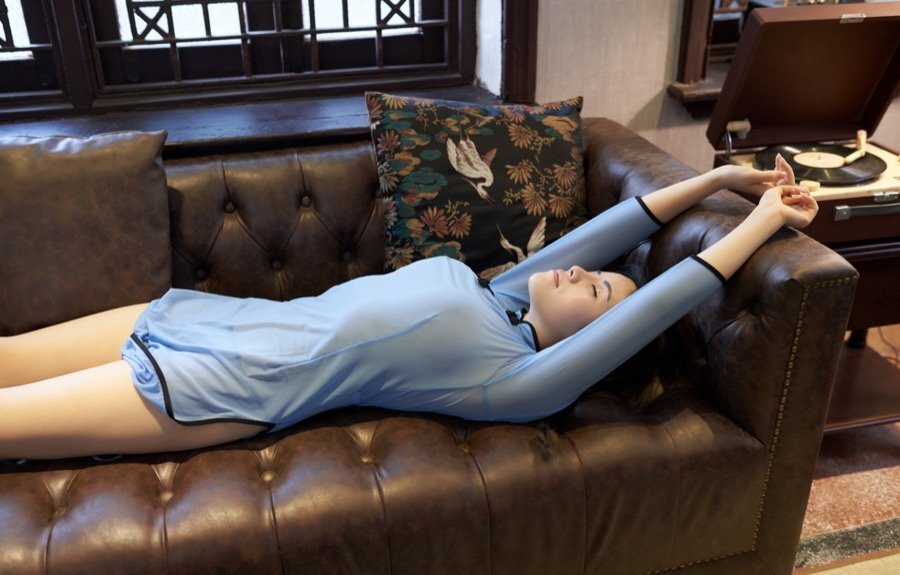 蜜桃美女梦恬演绎民国少女 性感旗袍别有一番风味