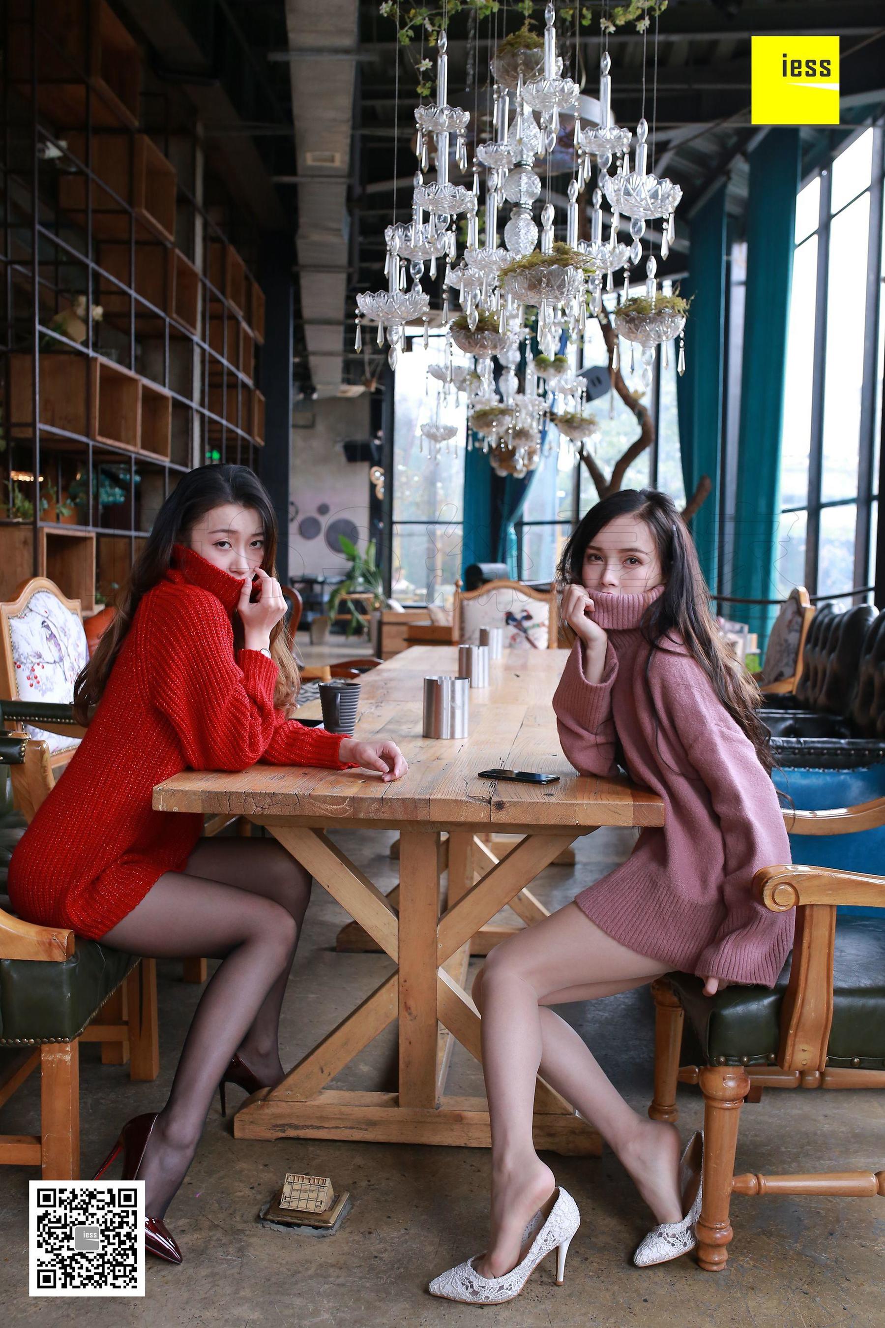 秋秋&amp;小羽《双人圆舞曲》[异思趣向IESS] 丝享家【魔鬼周三】特刊08期 写真集