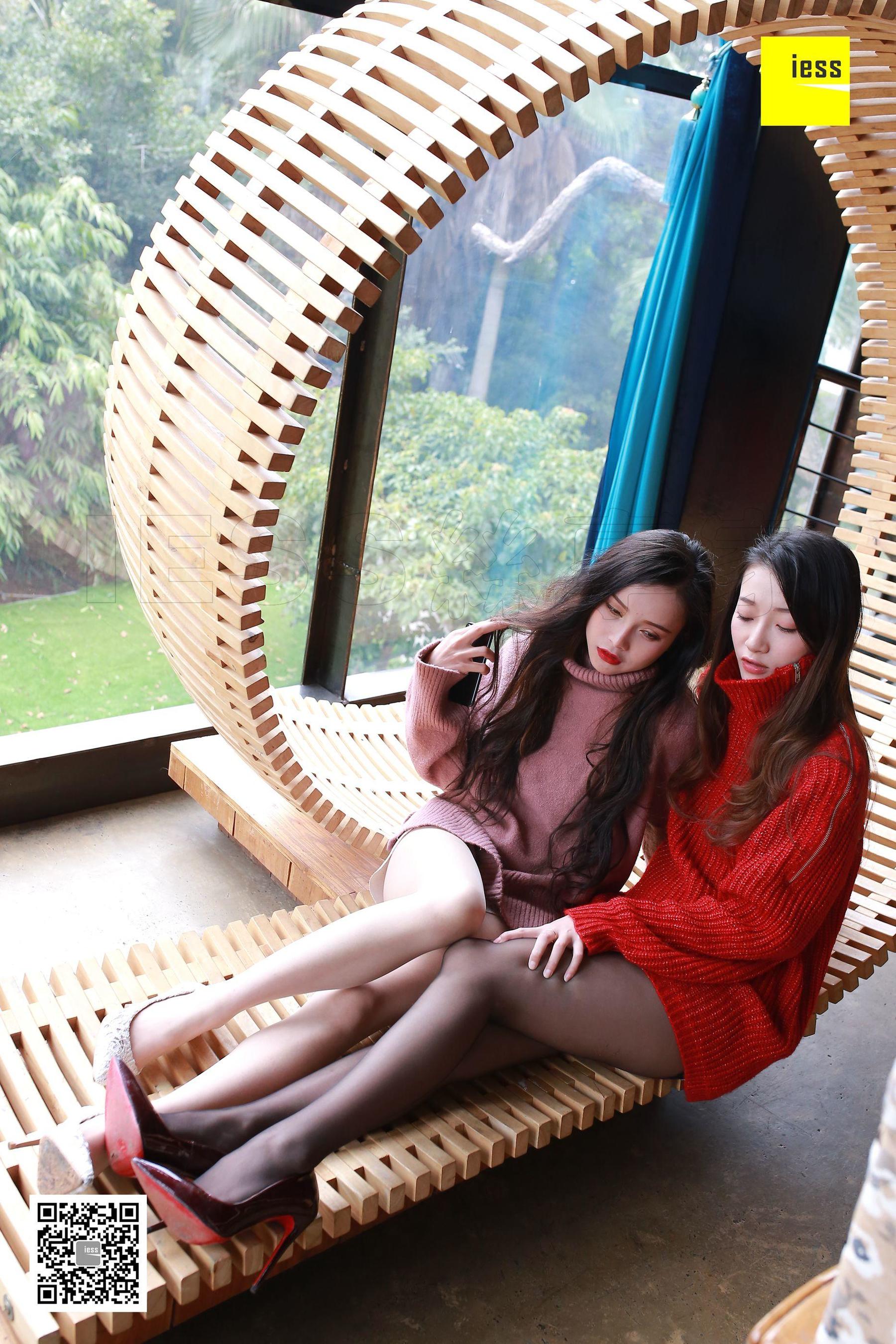 秋秋&amp;小羽《双人圆舞曲》[异思趣向IESS] 丝享家【魔鬼周三】特刊08期 写真集