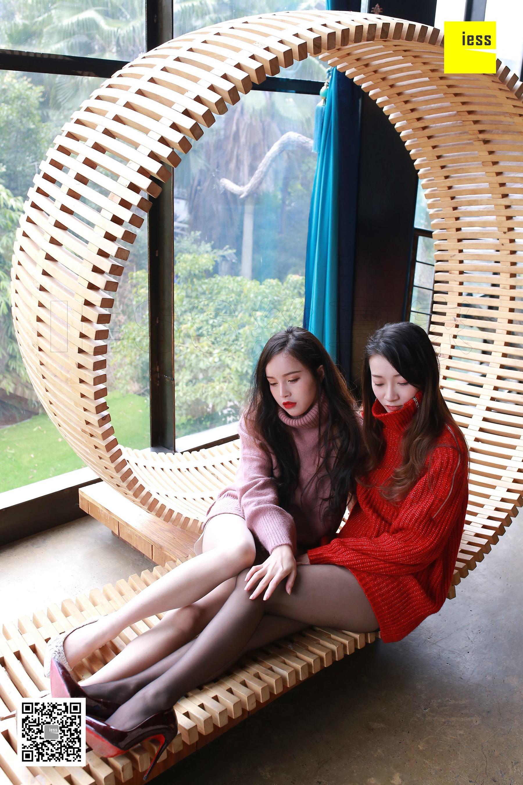 秋秋&amp;小羽《双人圆舞曲》[异思趣向IESS] 丝享家【魔鬼周三】特刊08期 写真集