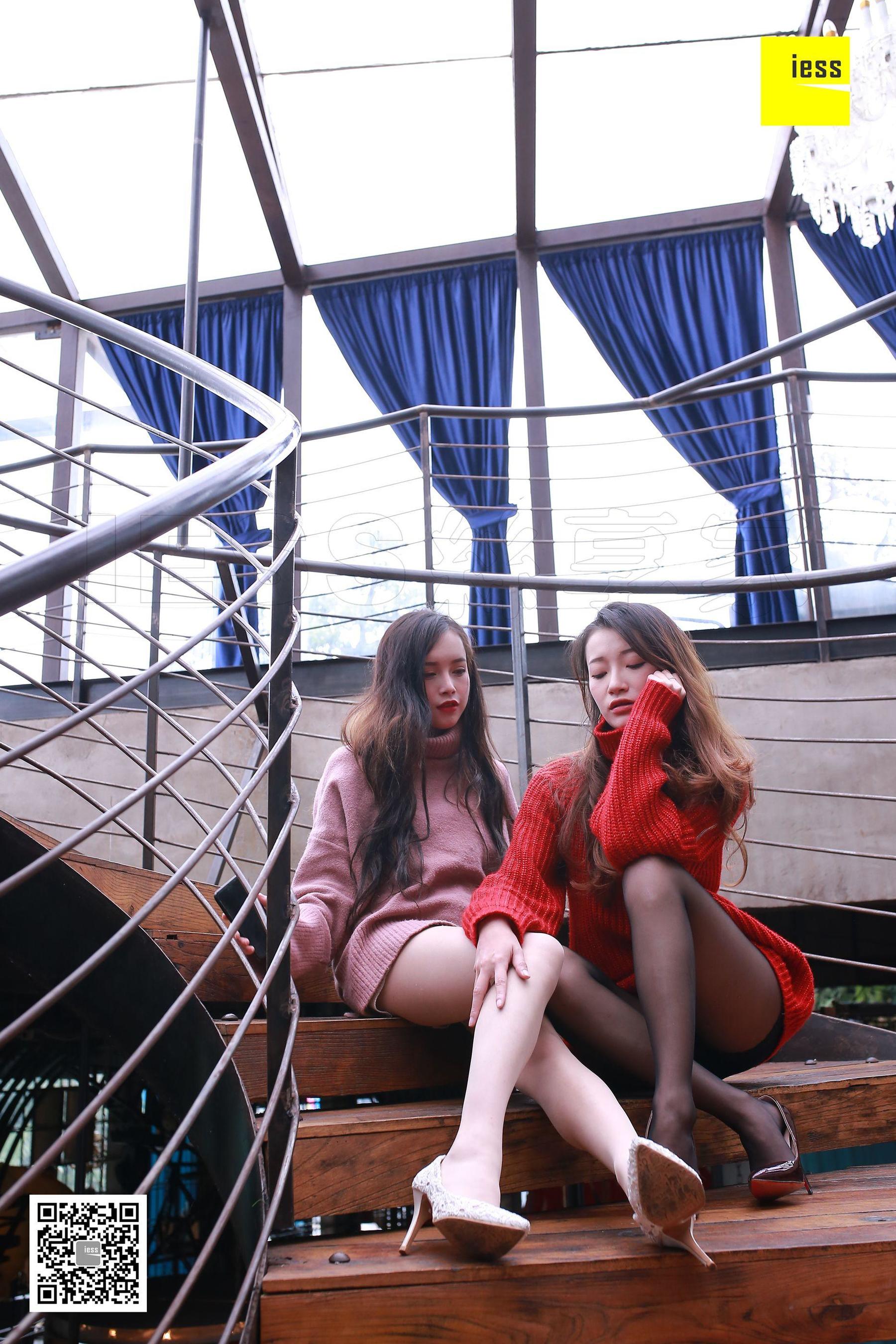 秋秋&amp;小羽《双人圆舞曲Ⅱ》 [异思趣向IESS] 丝享家【魔鬼周三】特刊09期 写真集