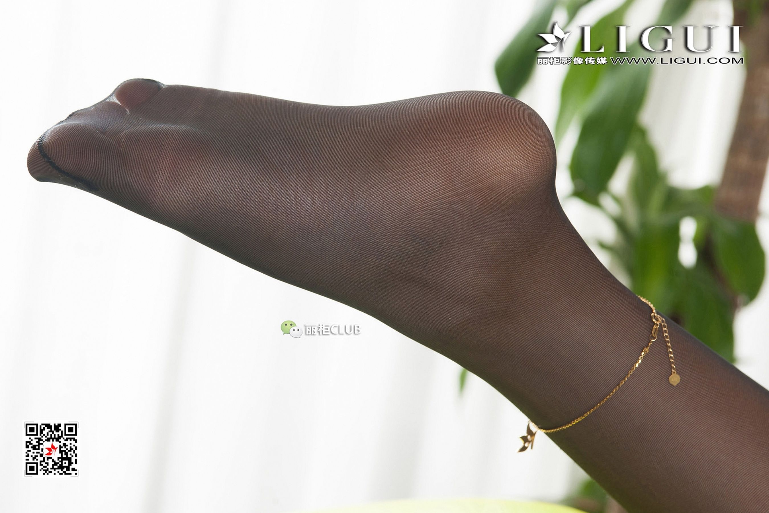 Model 腿模Youki《黑丝OL丝足》 [丽柜Ligui] 写真集