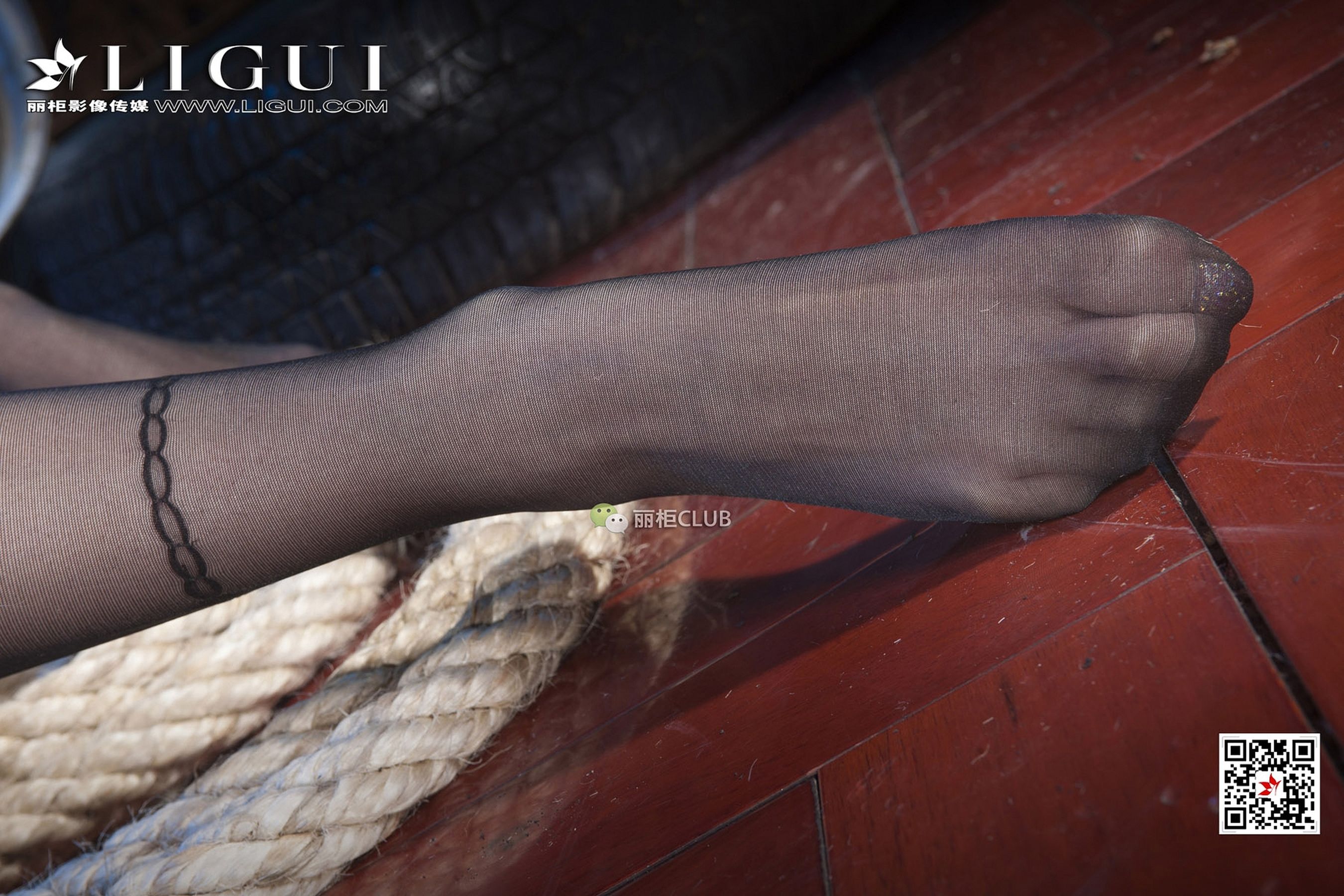 Mode 袁颖芬《黑丝高跟绳艺》 [丽柜Ligui] 写真集