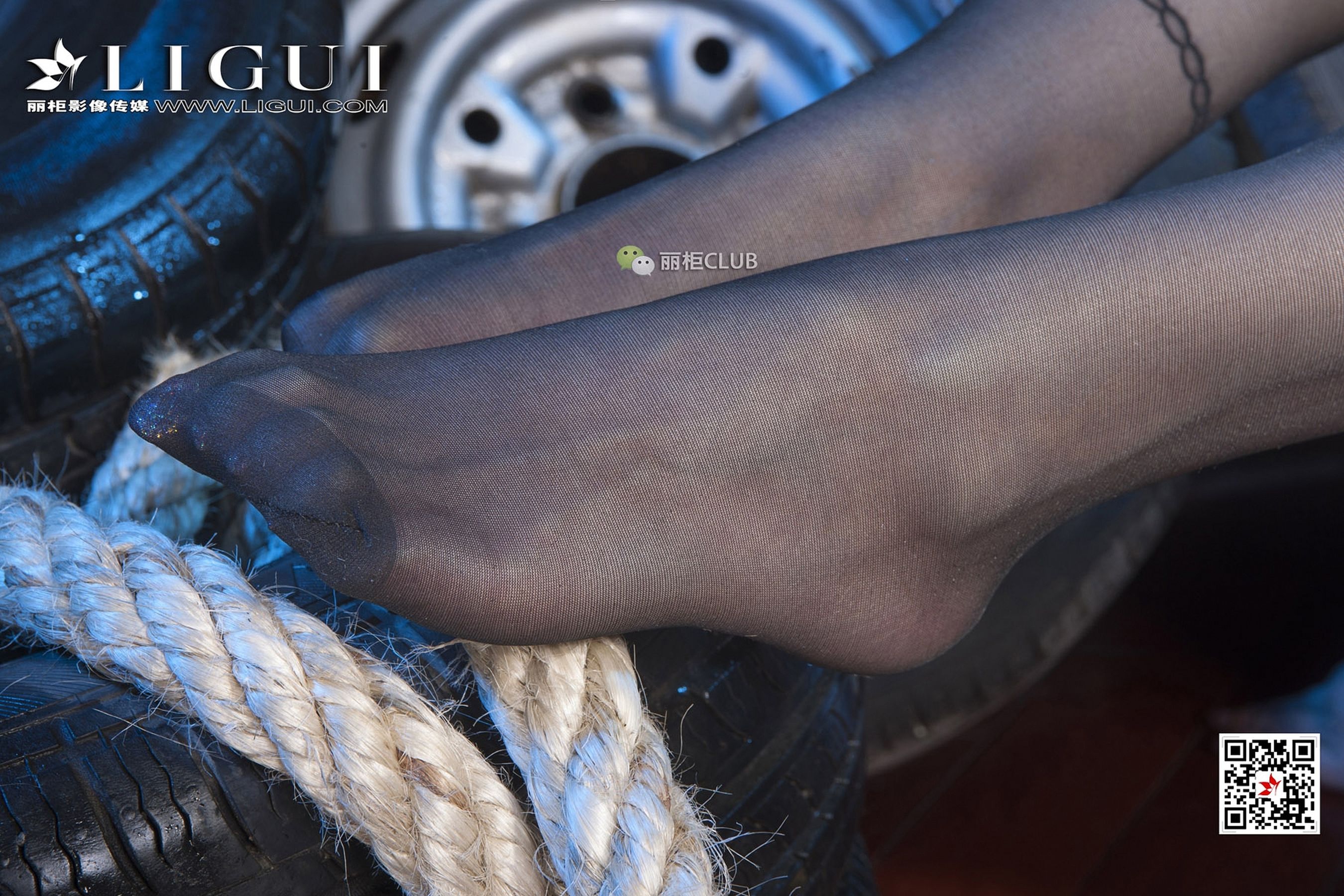 Mode 袁颖芬《黑丝高跟绳艺》 [丽柜Ligui] 写真集