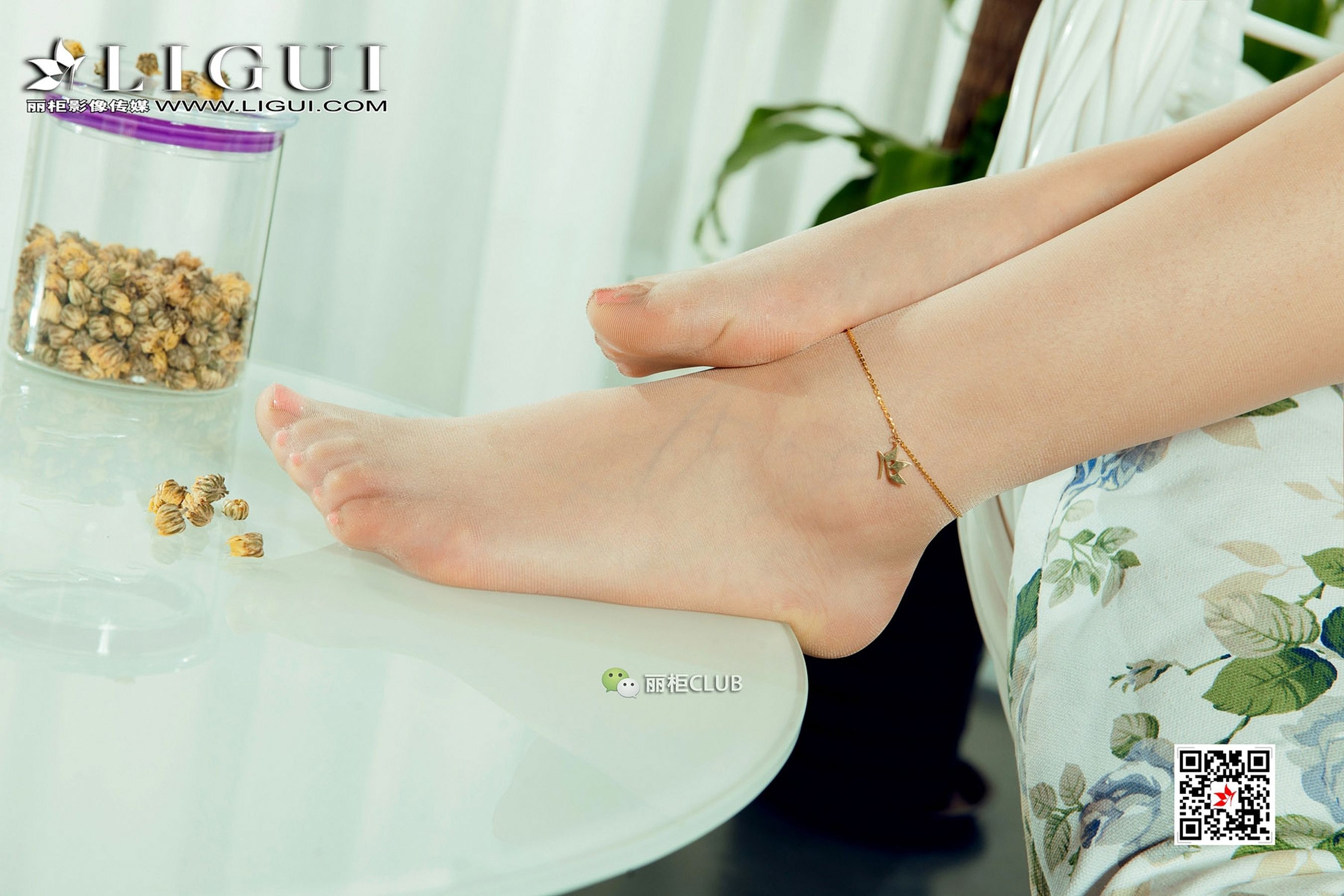 Mode 足模雪糕《吊篮椅丝足》 [丽柜Ligui] 写真集