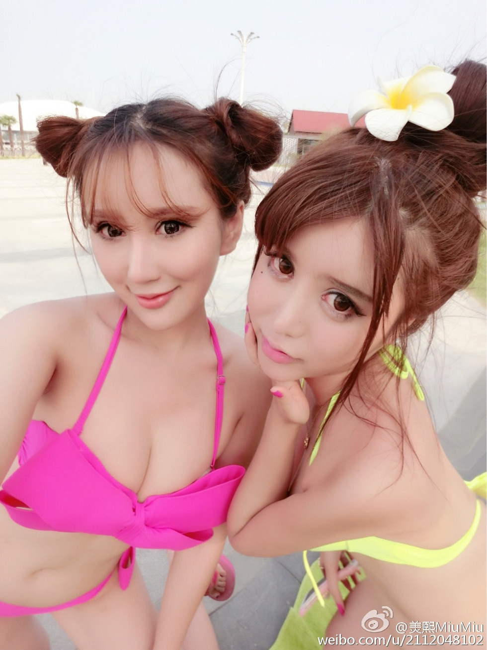 混血嫩模美熙MiuMiu完美身材火辣喷血大尺度微博写真456P