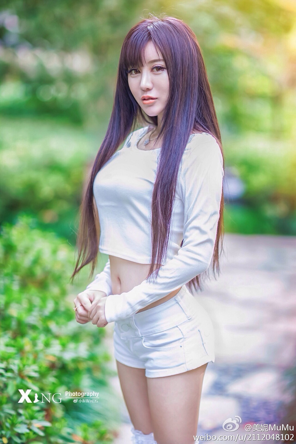 混血嫩模美熙MiuMiu完美身材火辣喷血大尺度微博写真456P