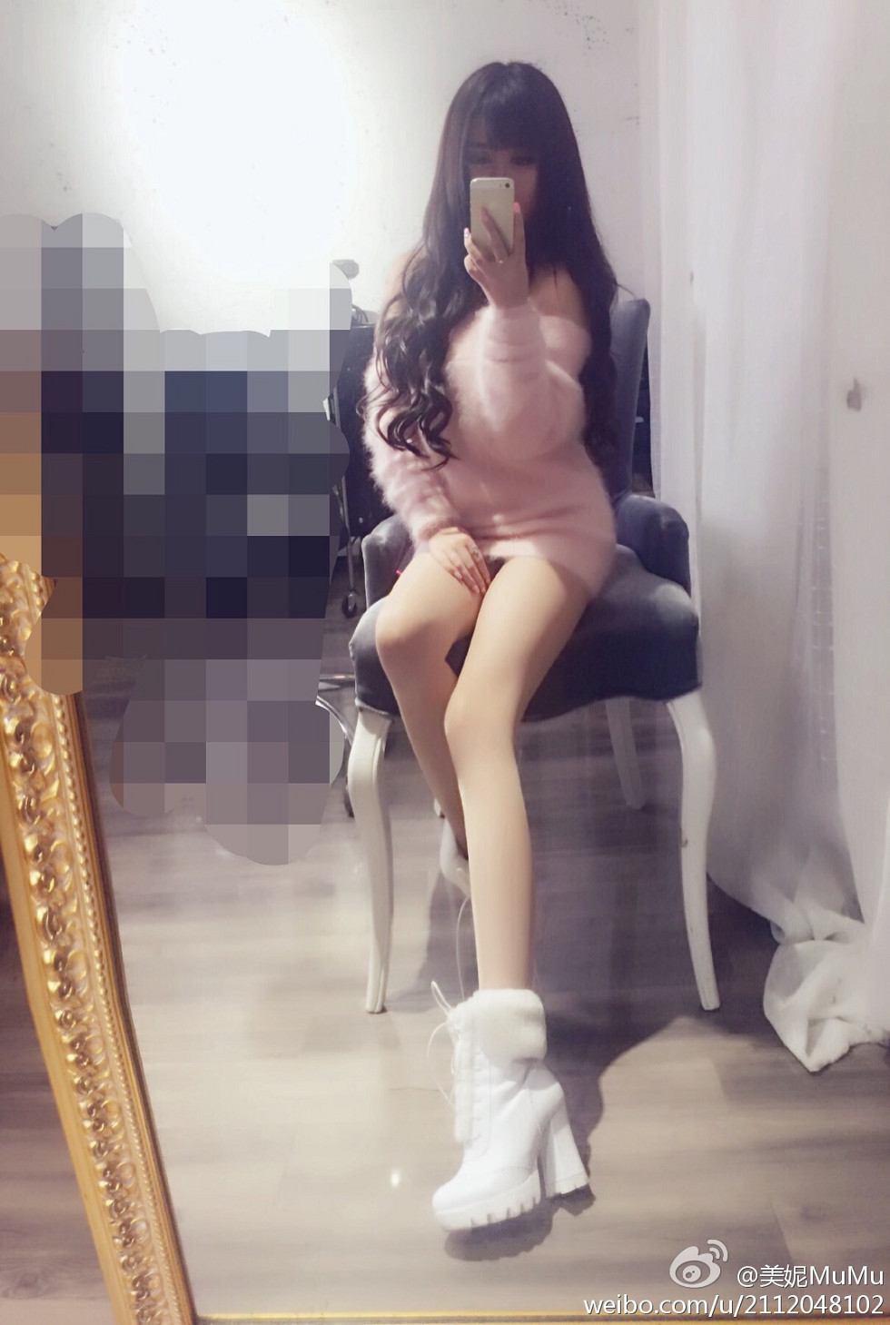 混血嫩模美熙MiuMiu完美身材火辣喷血大尺度微博写真456P