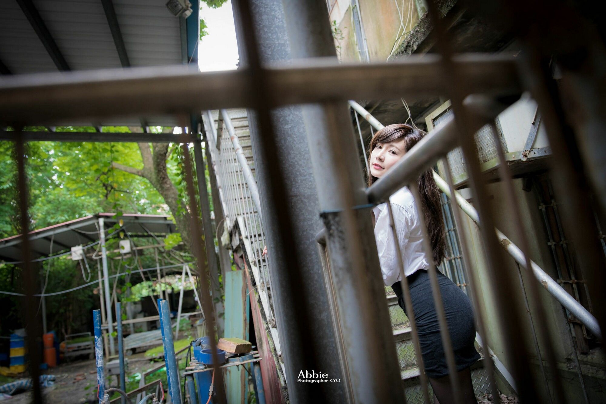 [台湾正妹] 邱艾比Abbie 黑丝OL内衣赏 写真集