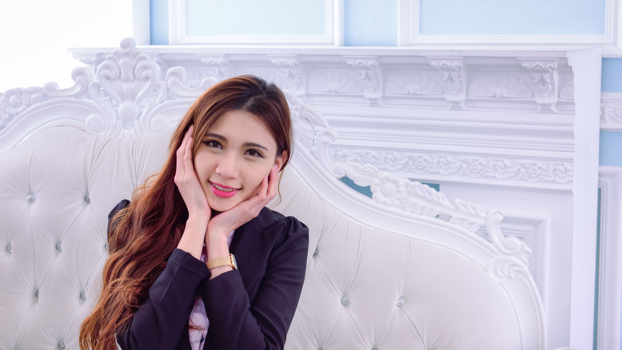 [台湾正妹] 蔡译心《室拍3套丝袜美腿装》  写真集