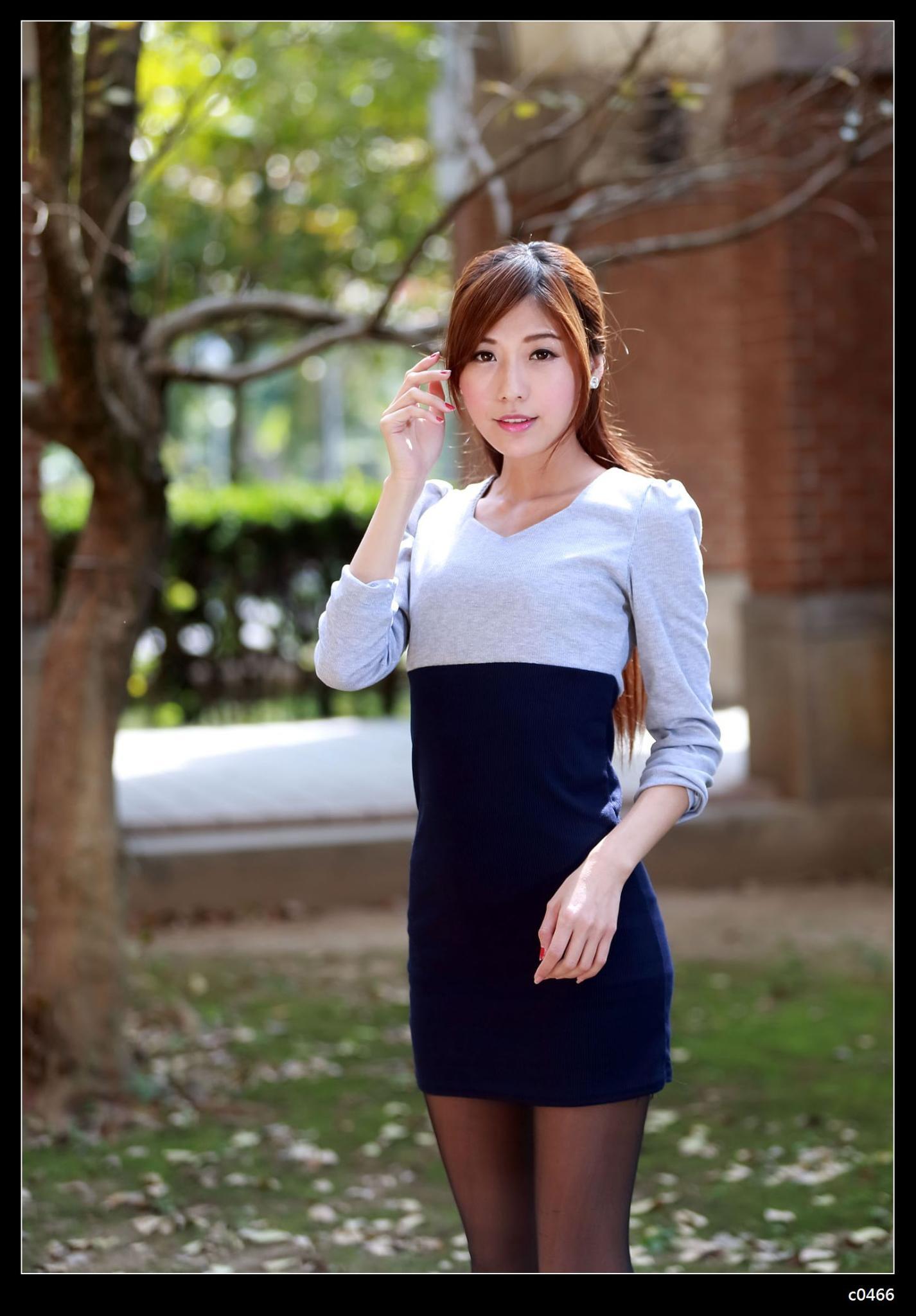 [台湾正妹] Agant小静 NTU外拍黑丝赏 写真集