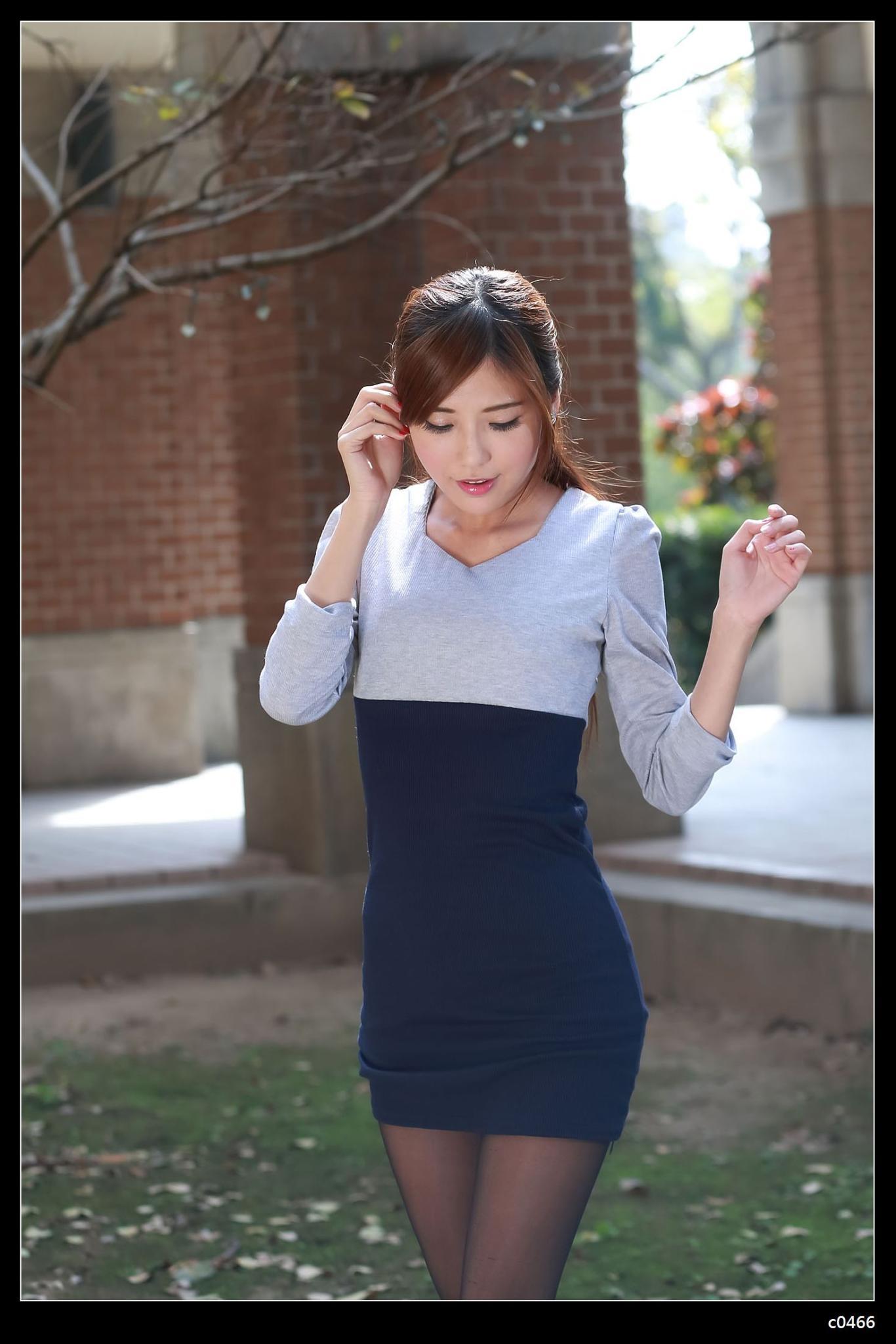 [台湾正妹] Agant小静 NTU外拍黑丝赏 写真集