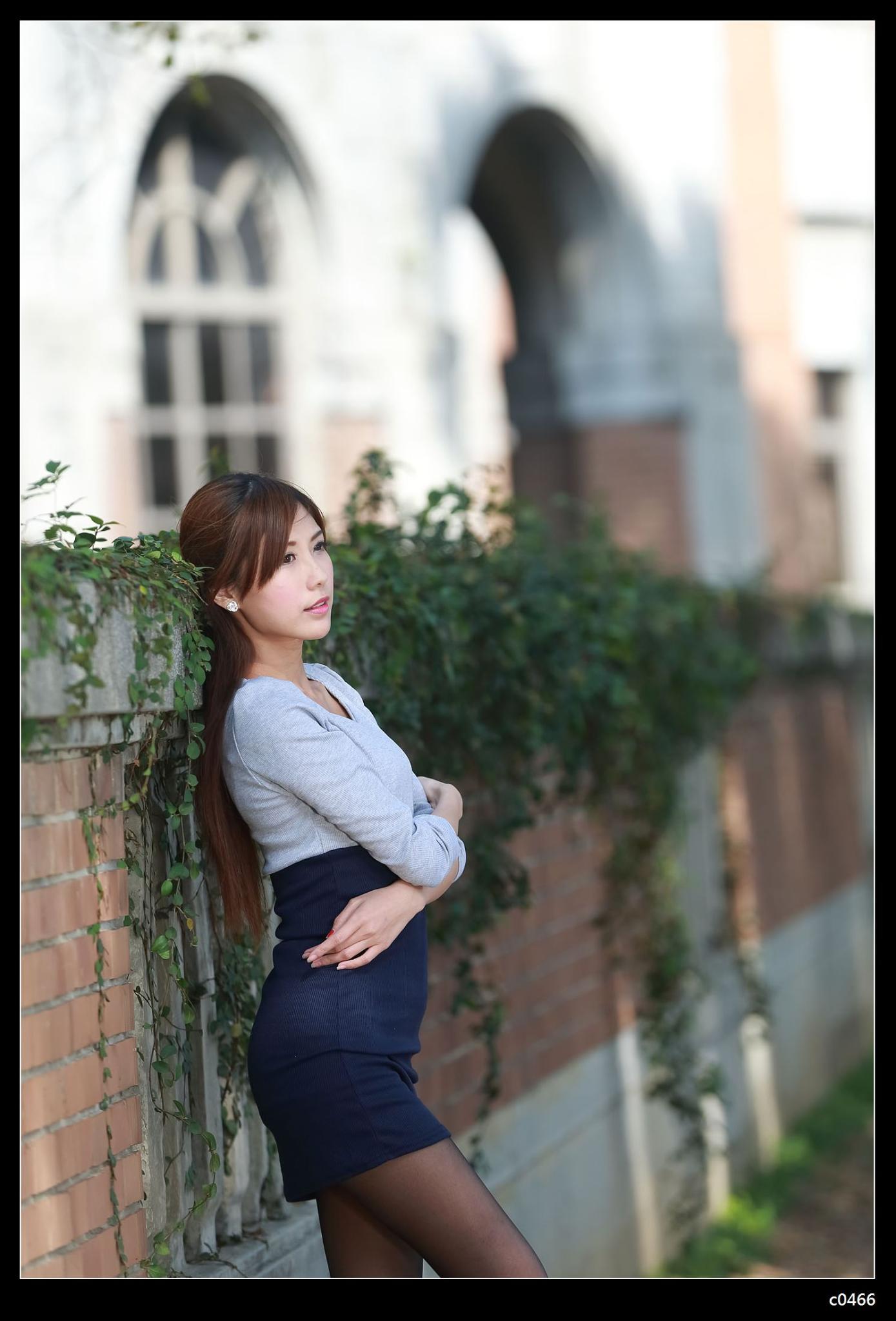 [台湾正妹] Agant小静 NTU外拍黑丝赏 写真集