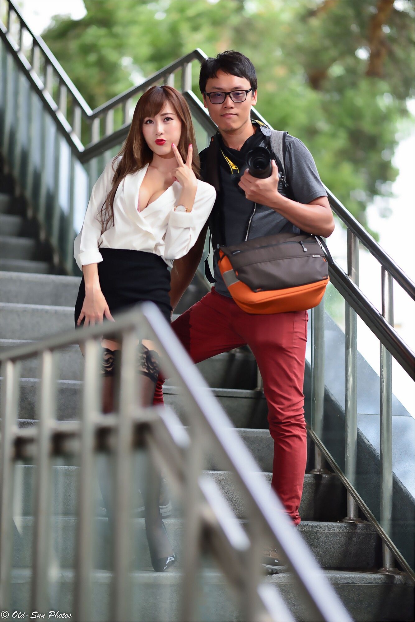 [台湾网红美女] 黄艾比Abbie《油廠國小OL外拍》 写真集