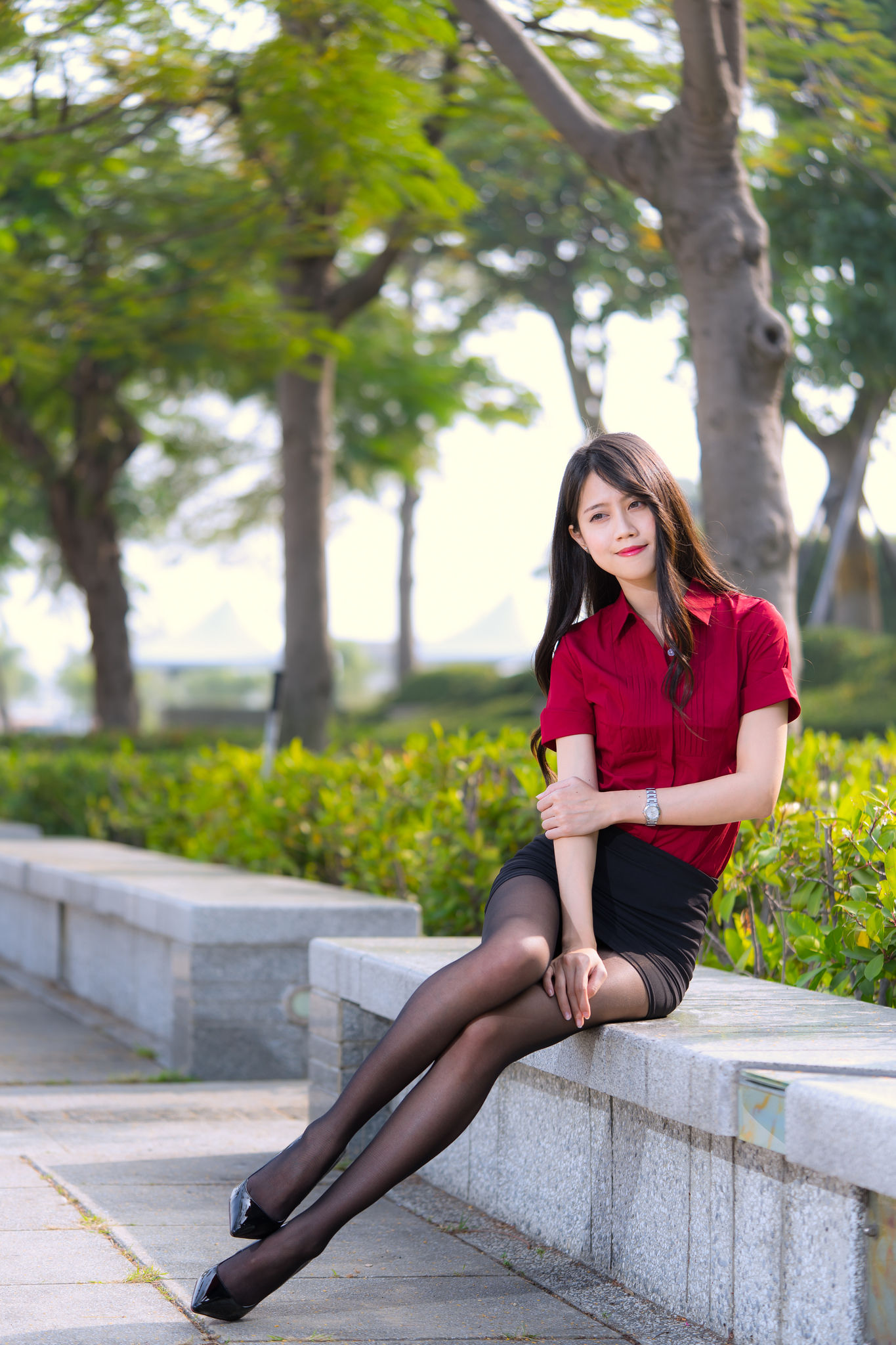 [台湾网红美女] Candy宝儿《夢時代黑丝街拍》 写真集