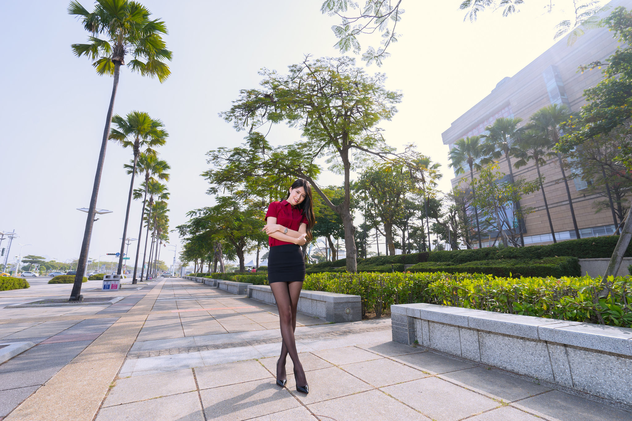 [台湾网红美女] Candy宝儿《夢時代黑丝街拍》 写真集