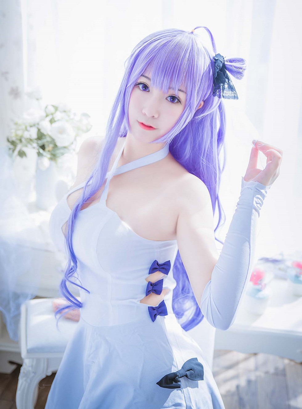 性感女神猫九酱碧蓝航线主题撩人服饰秀傲人豪乳极致诱惑写真95P