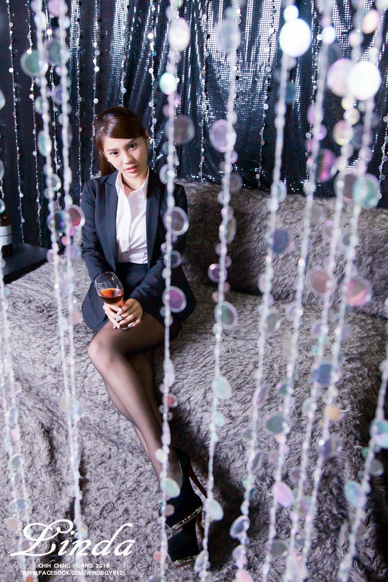 [台湾正妹] 林羿祯/琳妲 - 黑丝OL 写真集