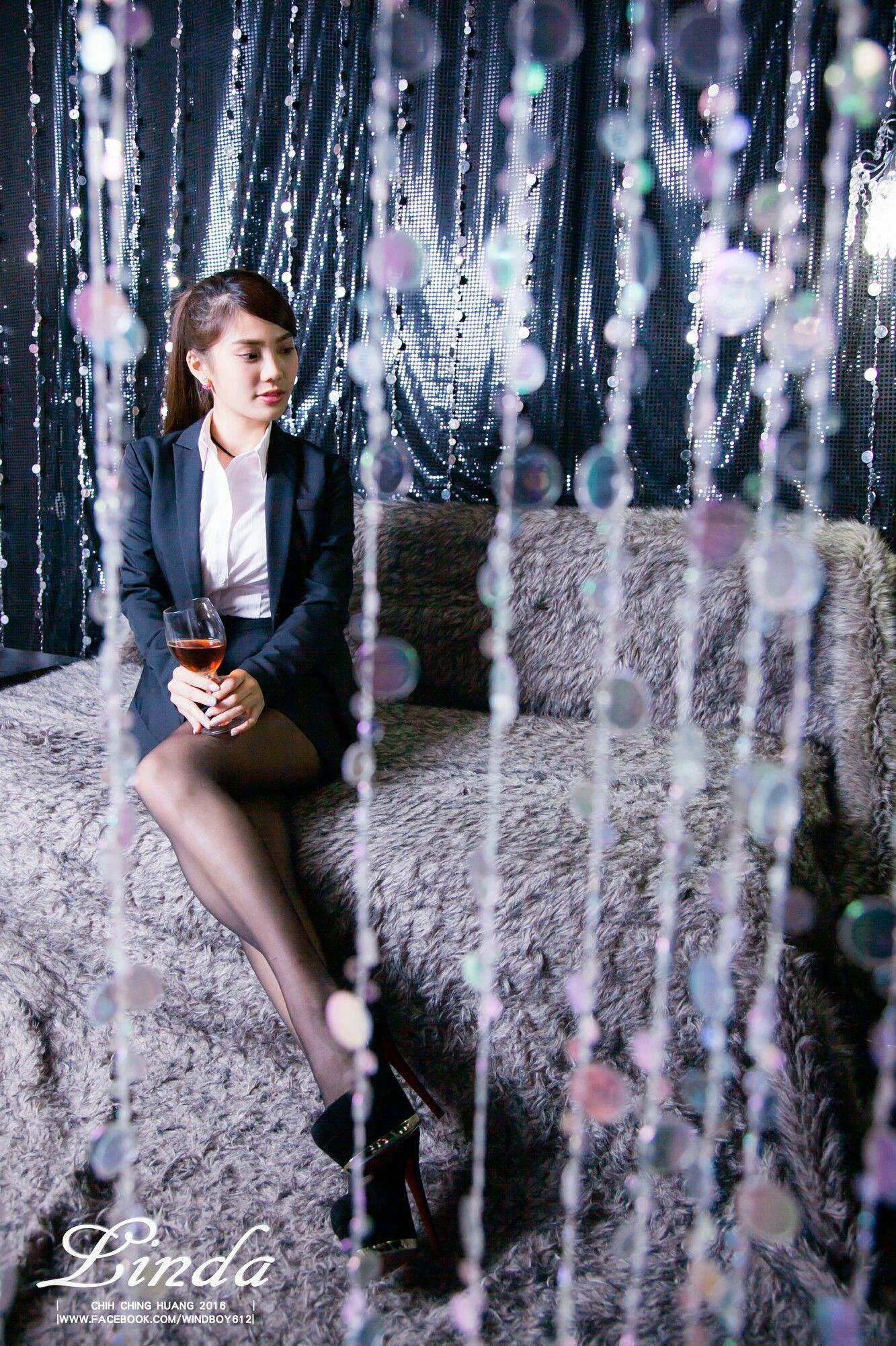 [台湾正妹] 林羿祯/琳妲 - 黑丝OL 写真集