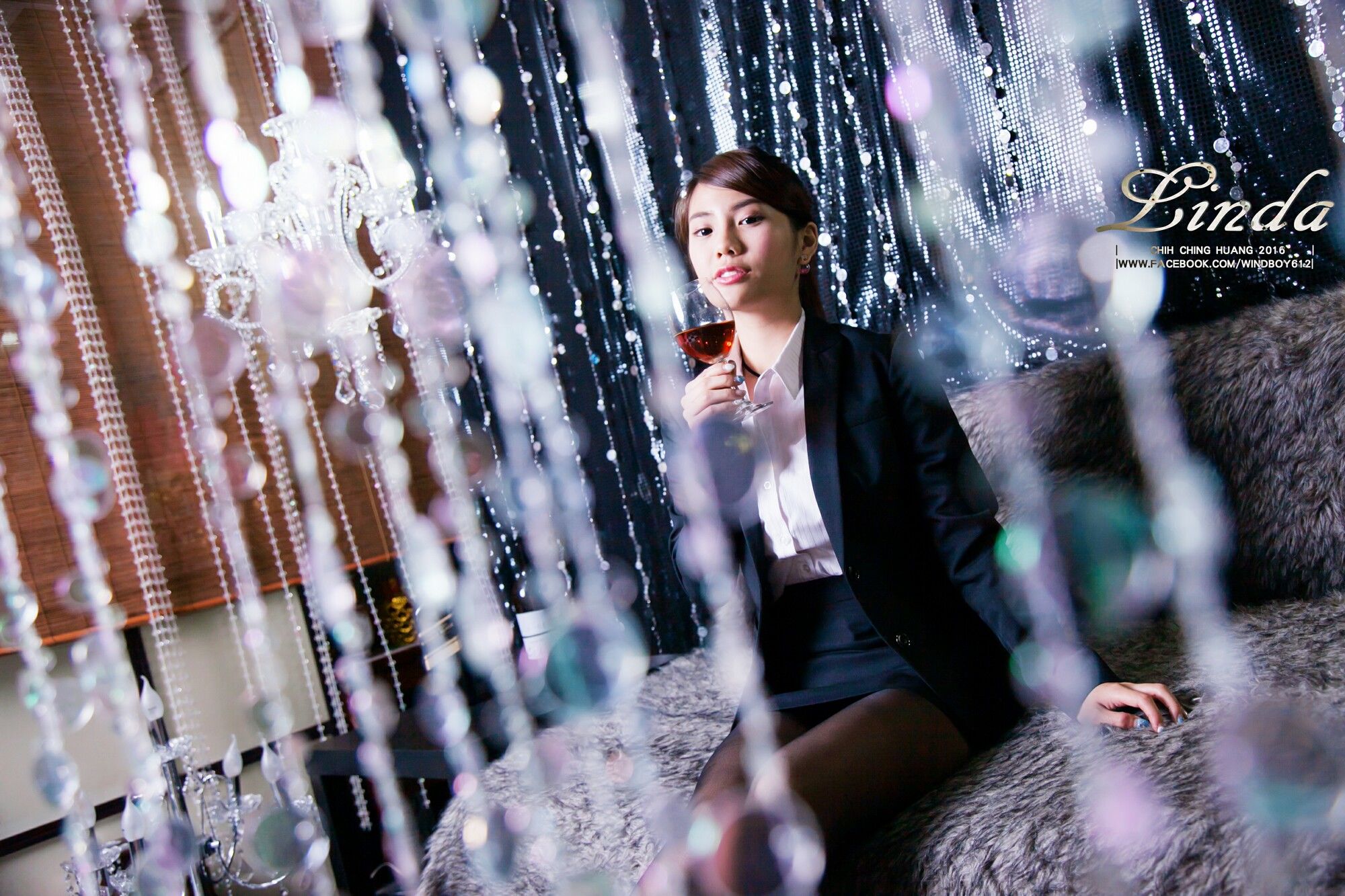 [台湾正妹] 林羿祯/琳妲 - 黑丝OL 写真集