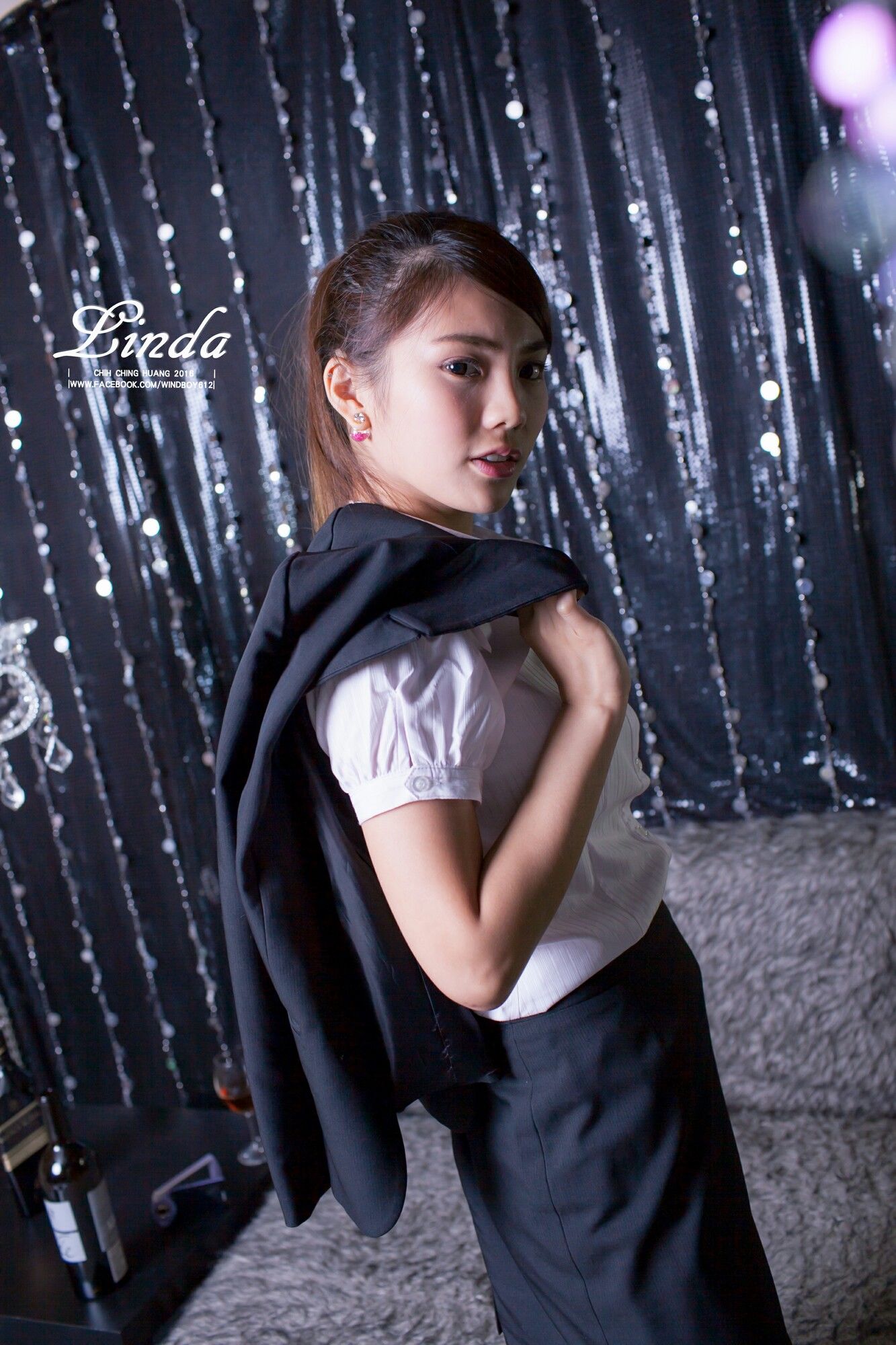 [台湾正妹] 林羿祯/琳妲 - 黑丝OL 写真集