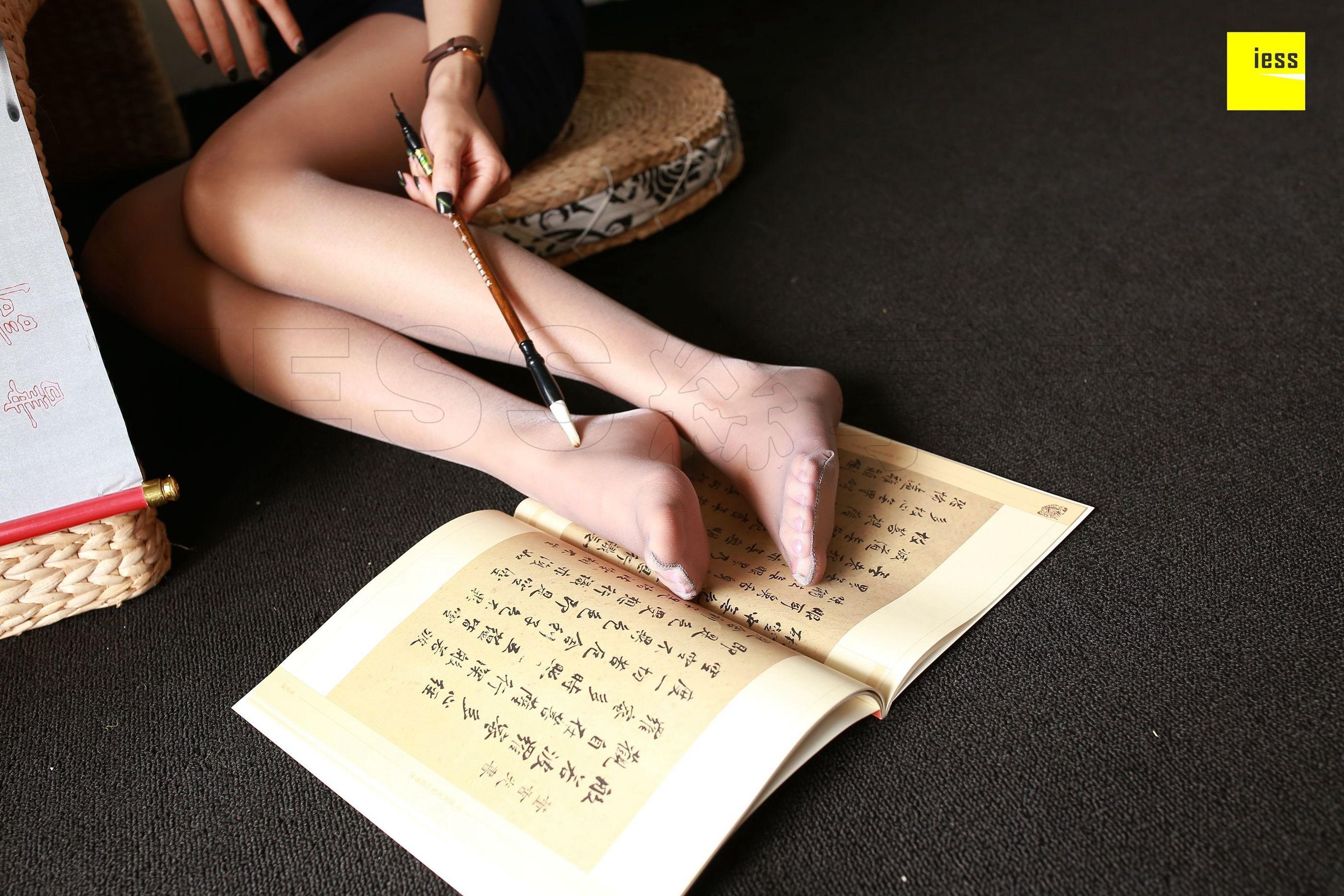 婉萍《笔情墨趣 幽幽袜香》 [异思趣向IESS] 丝享家230 写真集