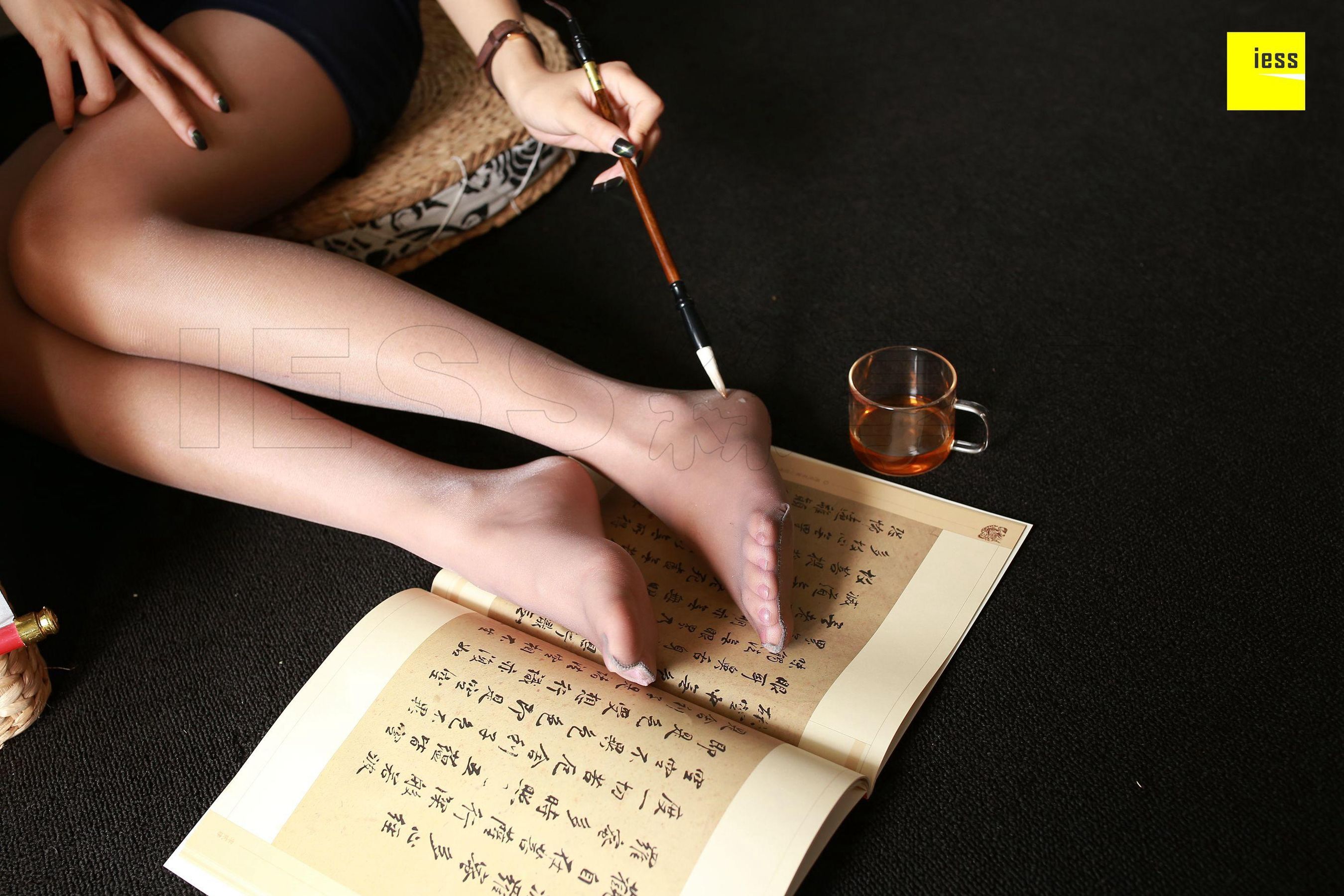 婉萍《笔情墨趣 幽幽袜香》 [异思趣向IESS] 丝享家230 写真集