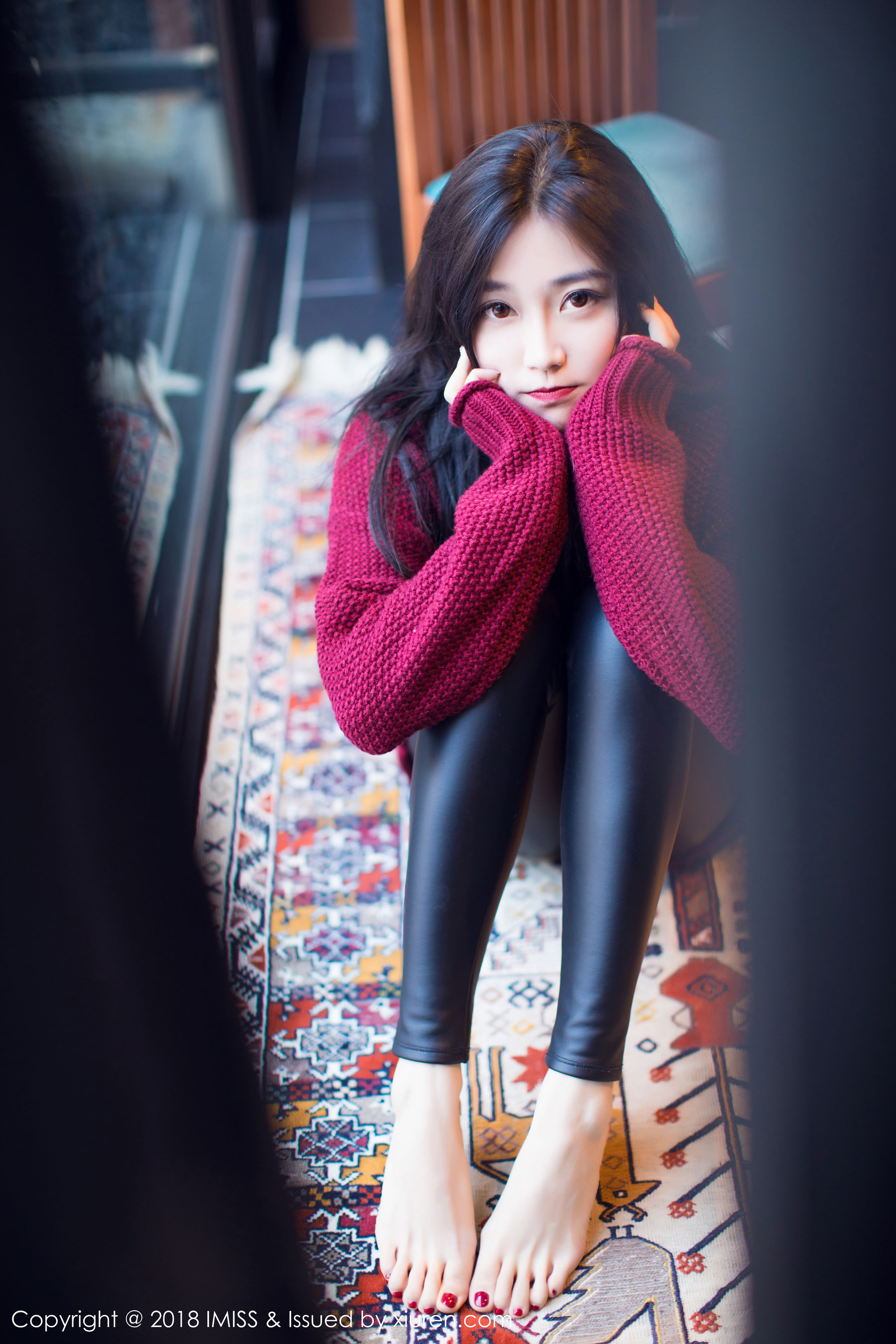 许诺Sabrina《极致美到窒息的美腿诱惑》 [爱蜜社IMiss] Vol.239 写真集