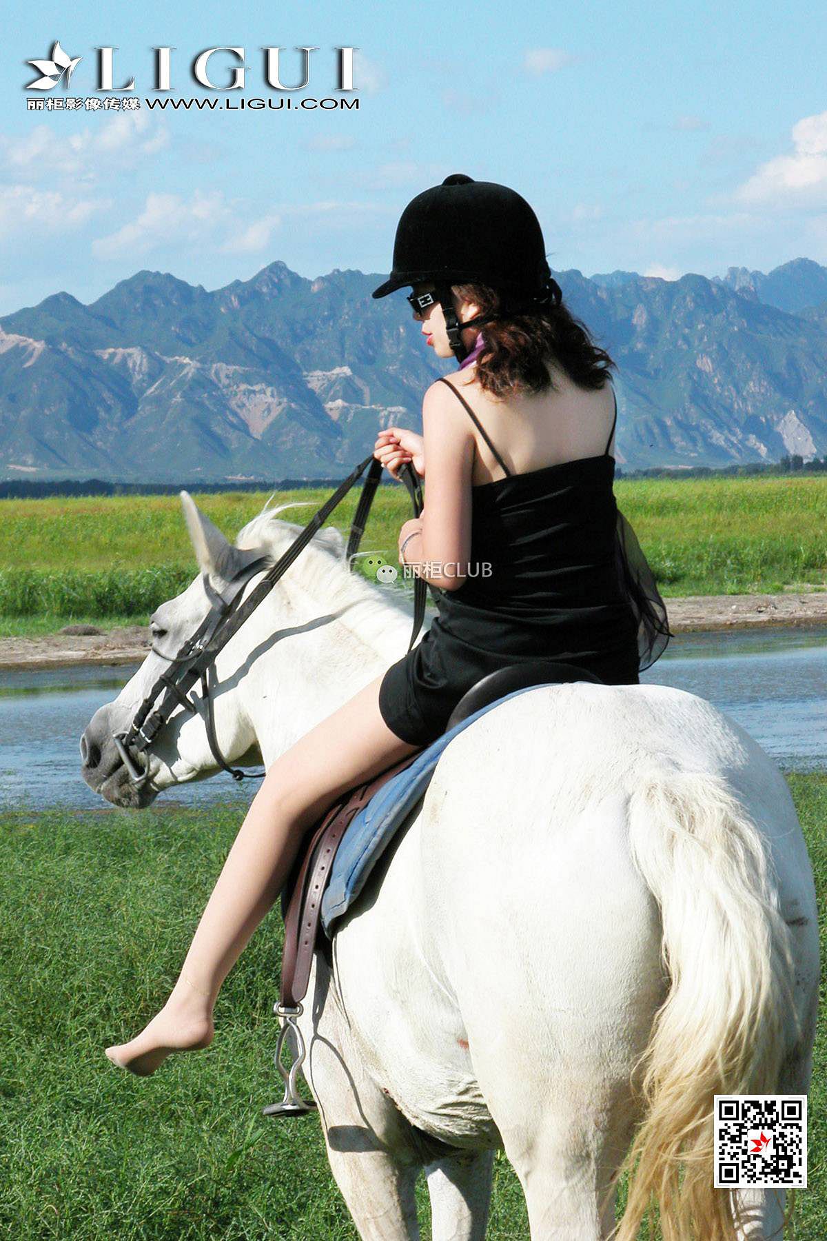 腿模丝高《白马女郎美丝》 [丽柜LIGUI] 美腿丝足 写真集