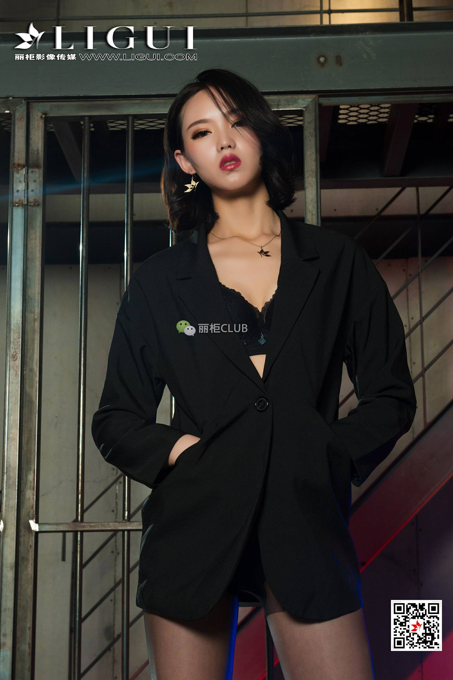 腿模敏儿《黑丝女王美脚》 [丽柜LIGUI] 网络丽人 写真集